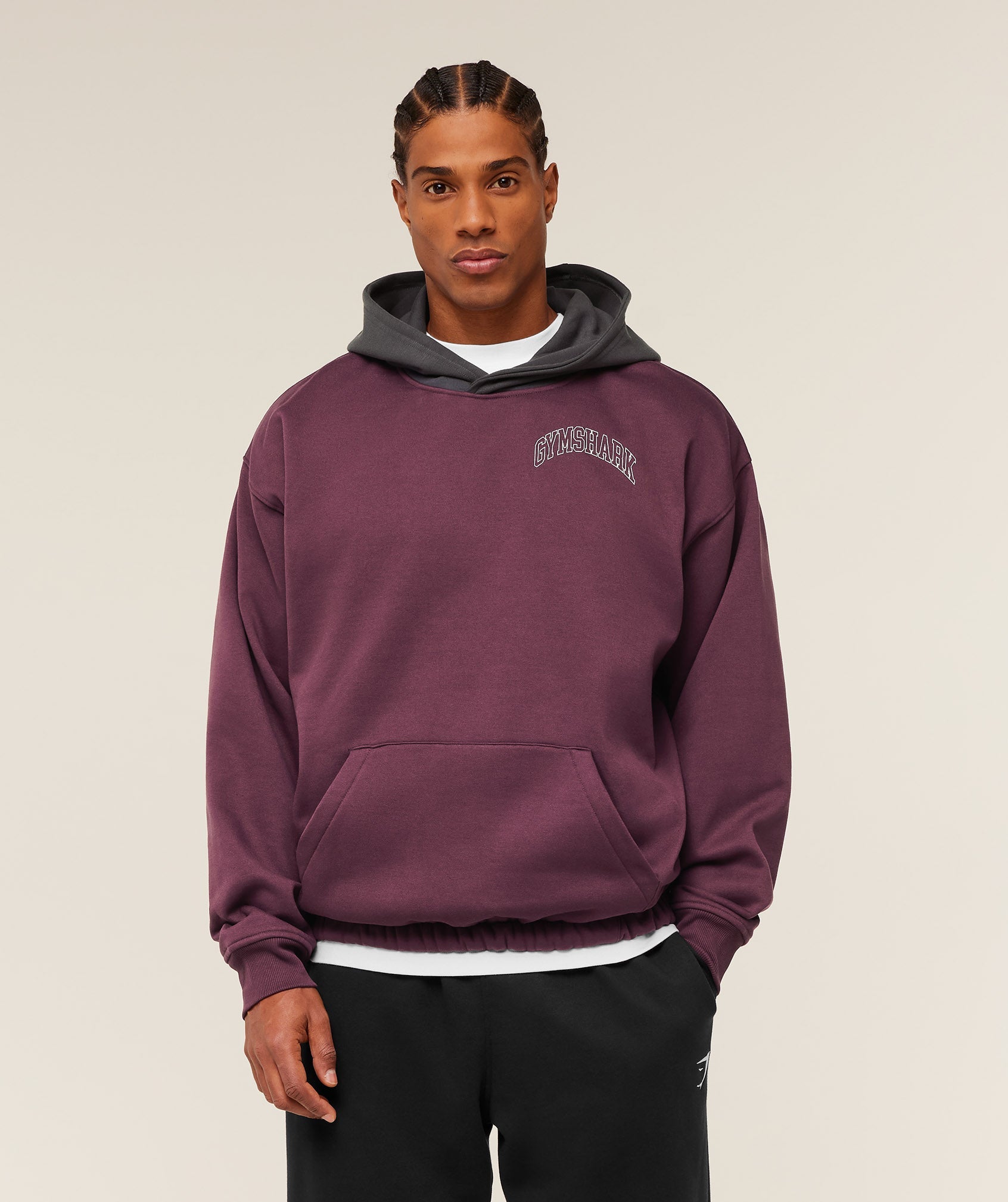 Gymshark Collegiate Tech Hoodie 'GS Impact Burgundy'