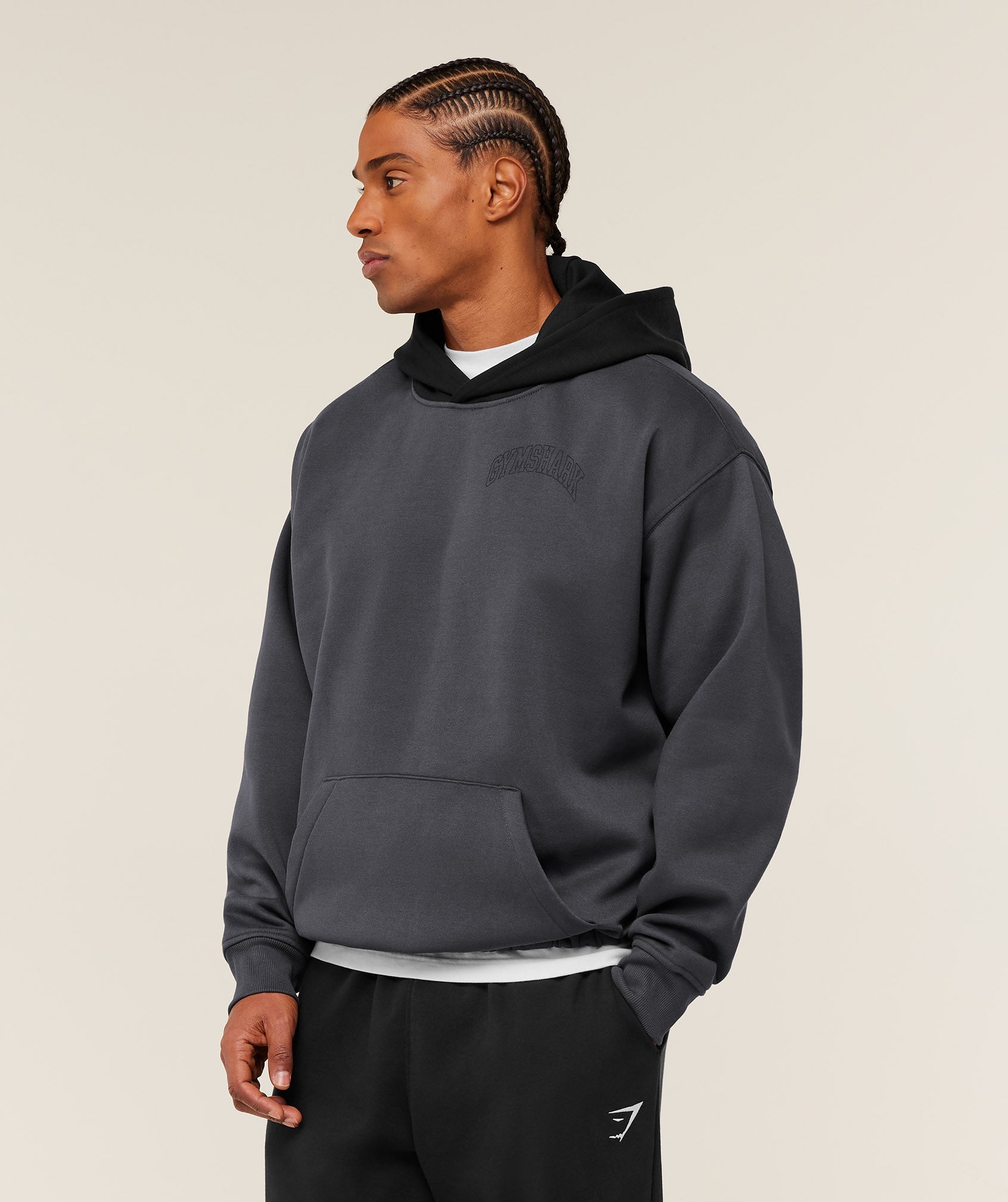 Gymshark Collegiate Tech Hoodie 'Grey'
