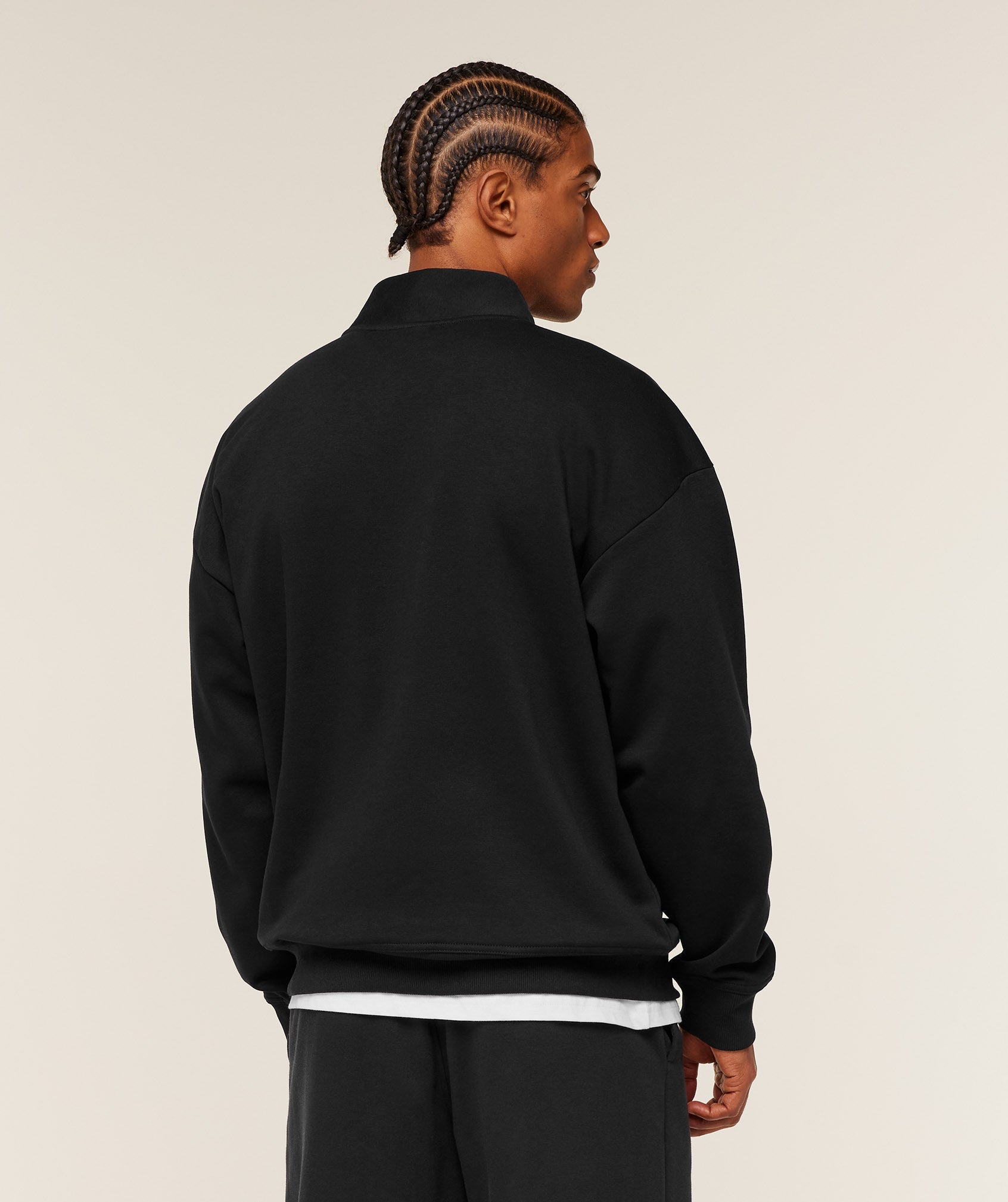 Gymshark Crest 1/4 Zip 'GS Black'