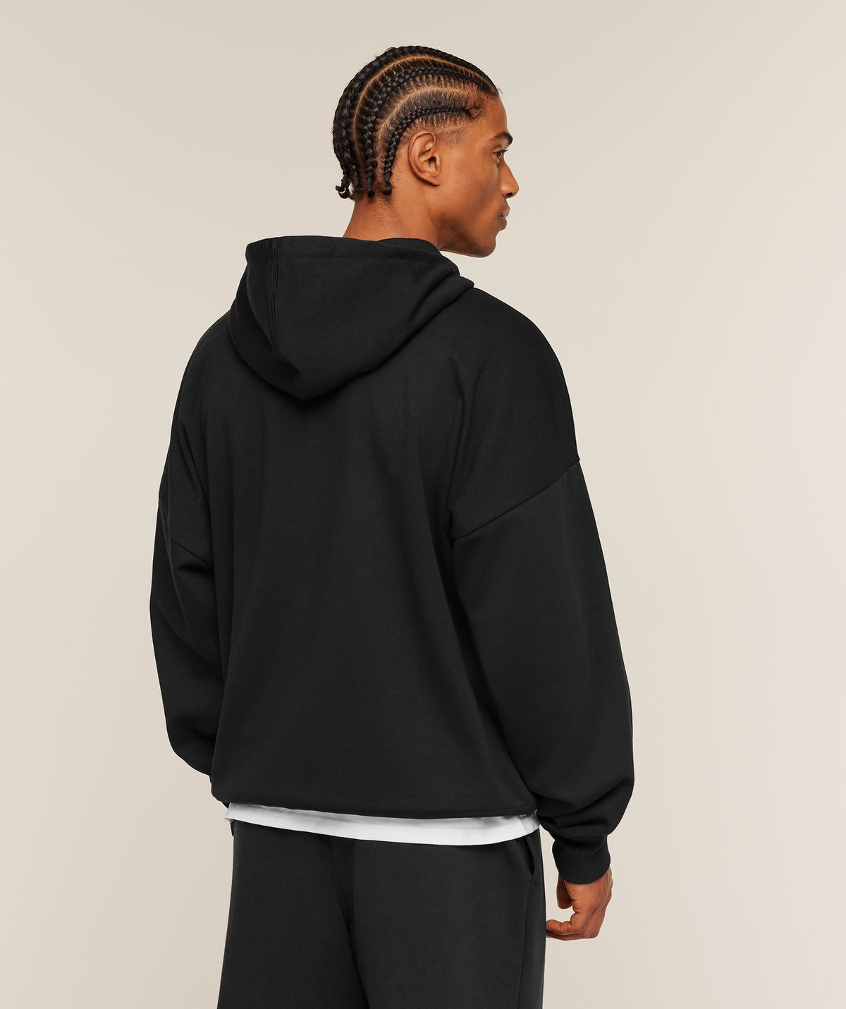 Gymshark Essential Oversized Zip Up Hoodie 'Black'