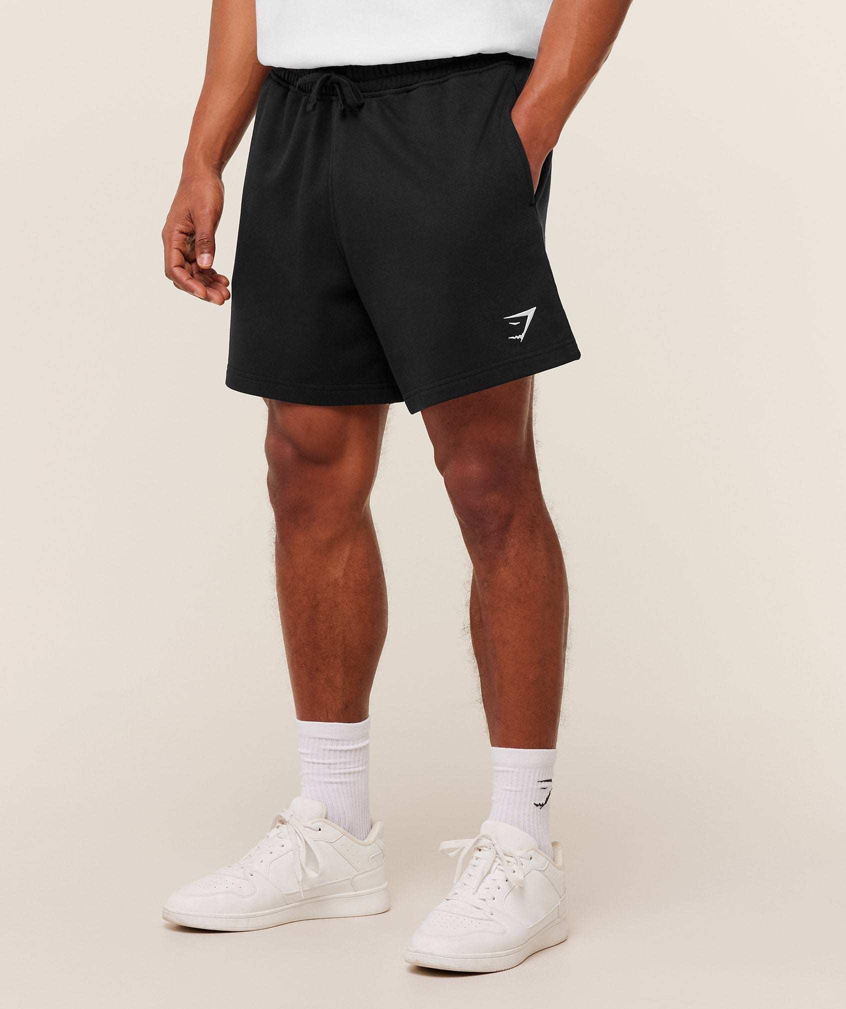 Gymshark Crest Shorts 'GS Black'
