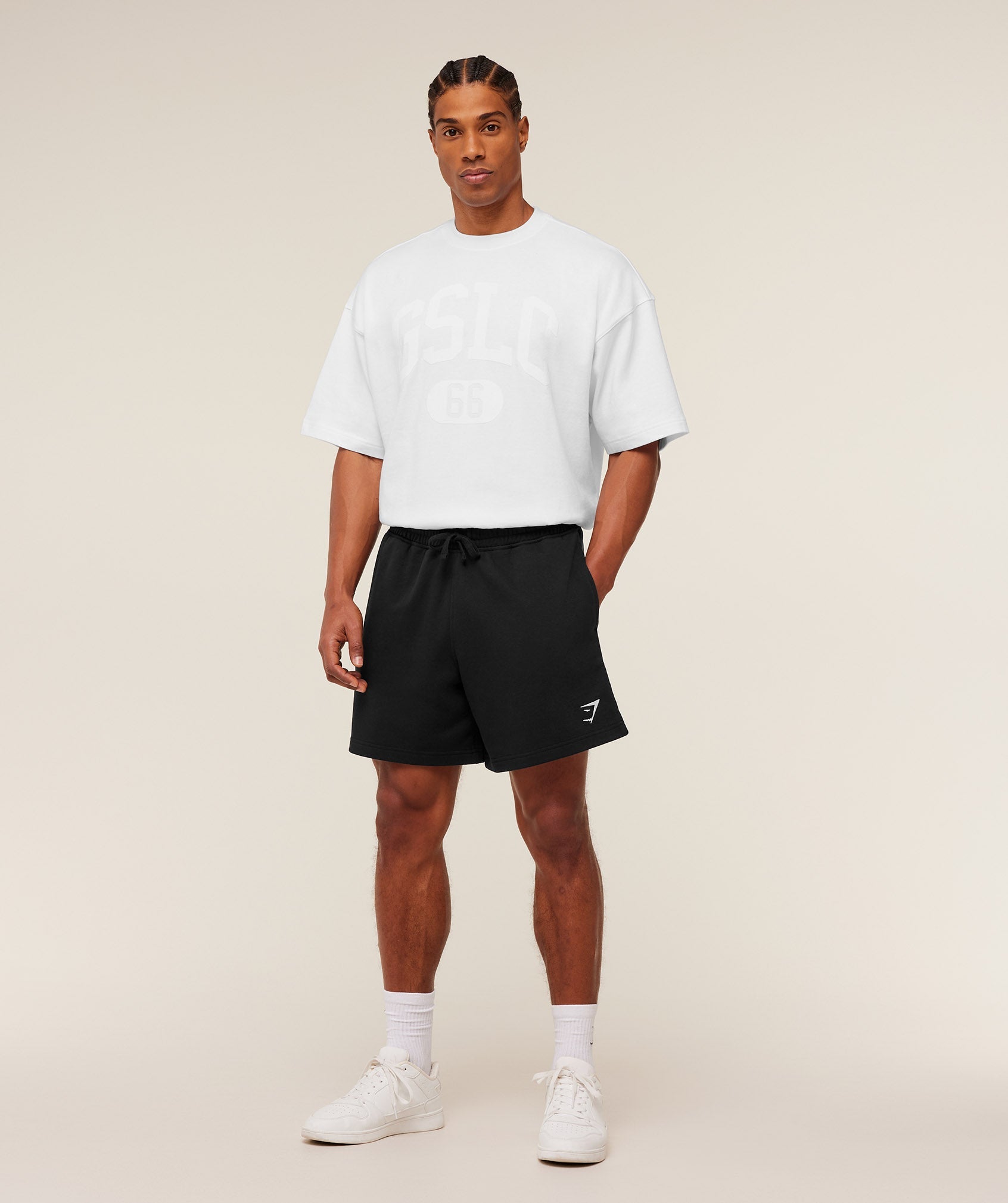 Gymshark Crest Shorts 'GS Black'