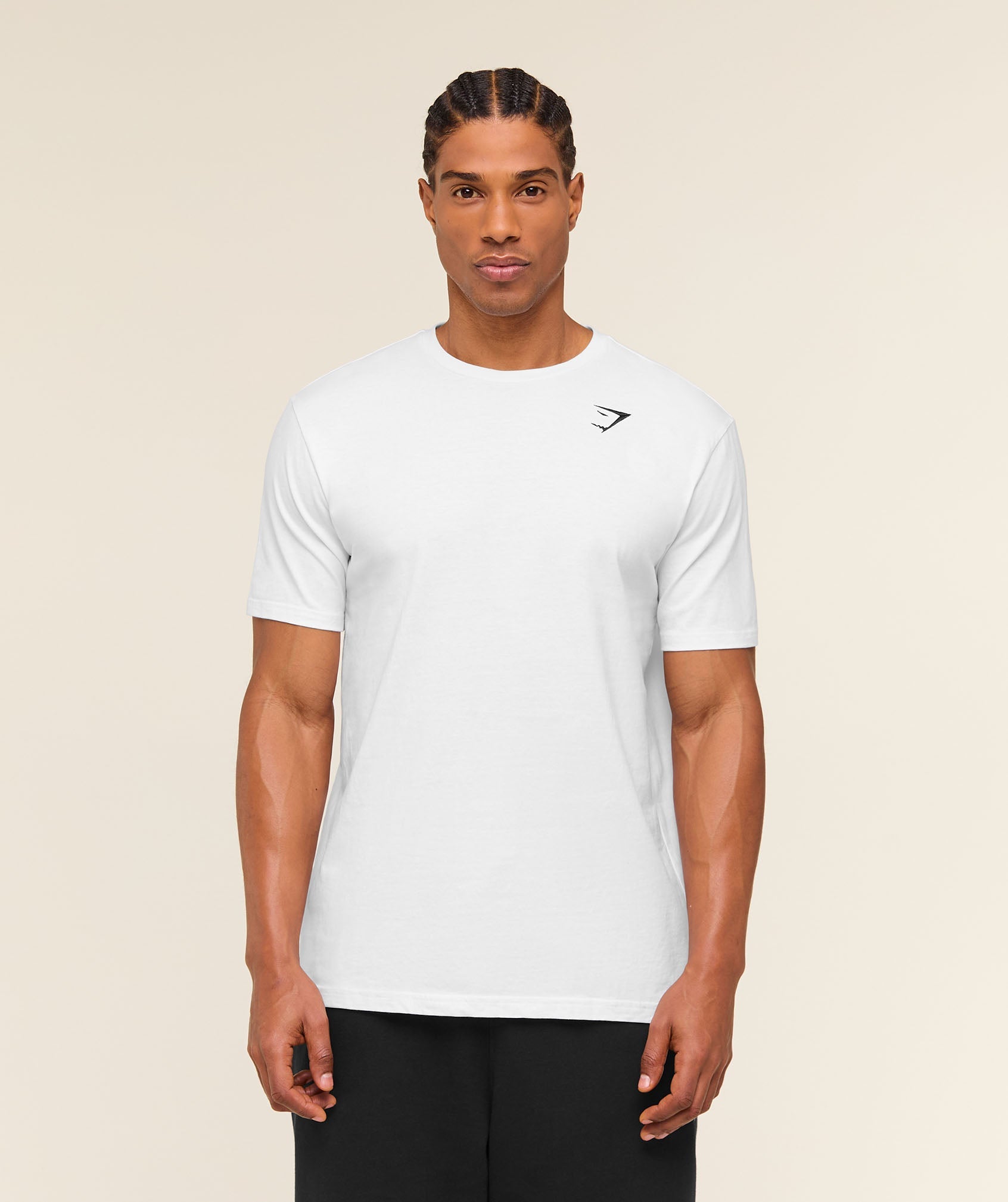 Gymshark Crest T-Shirt 'White'