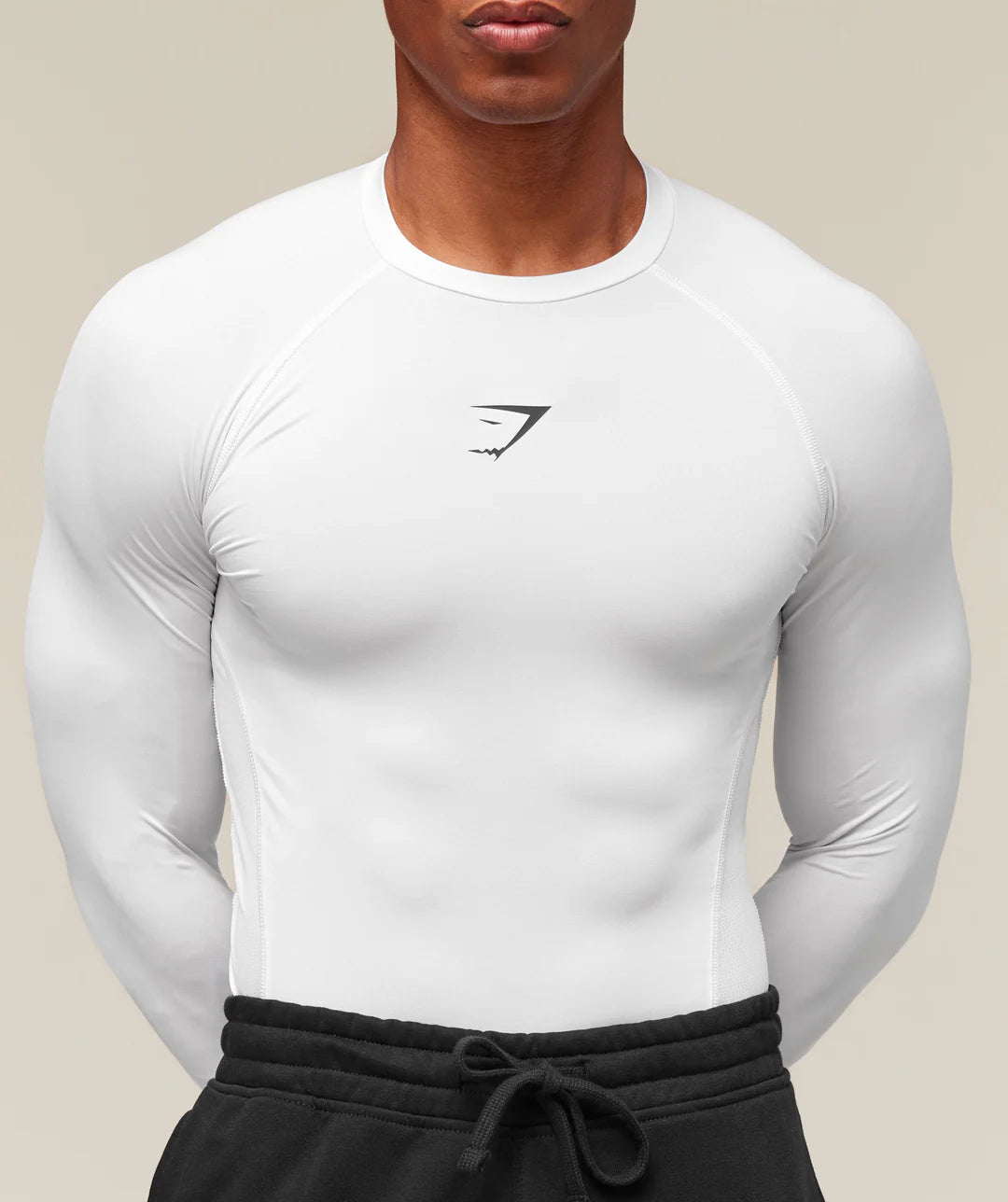 Gymshark Element Baselayer Long Sleeve T-Shirt 'White'