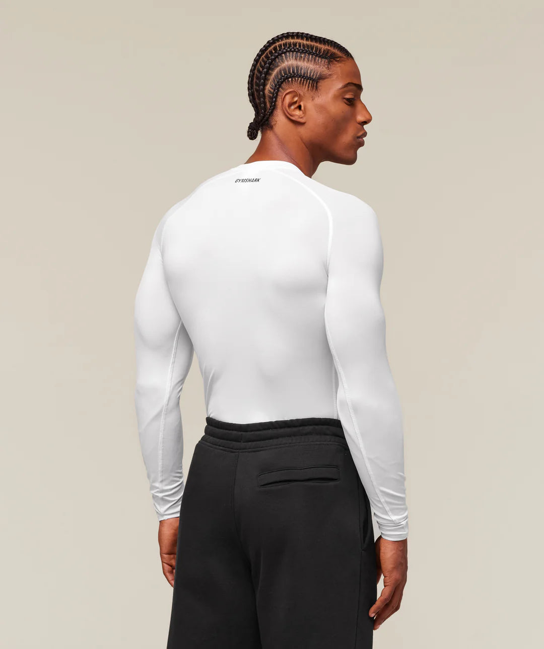 Gymshark Element Baselayer Long Sleeve T-Shirt 'White'