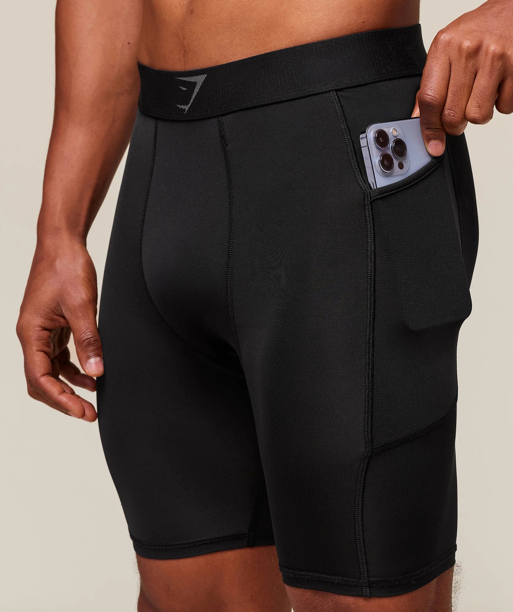 Gymshark Element Baselayer Half Tight 'Black'