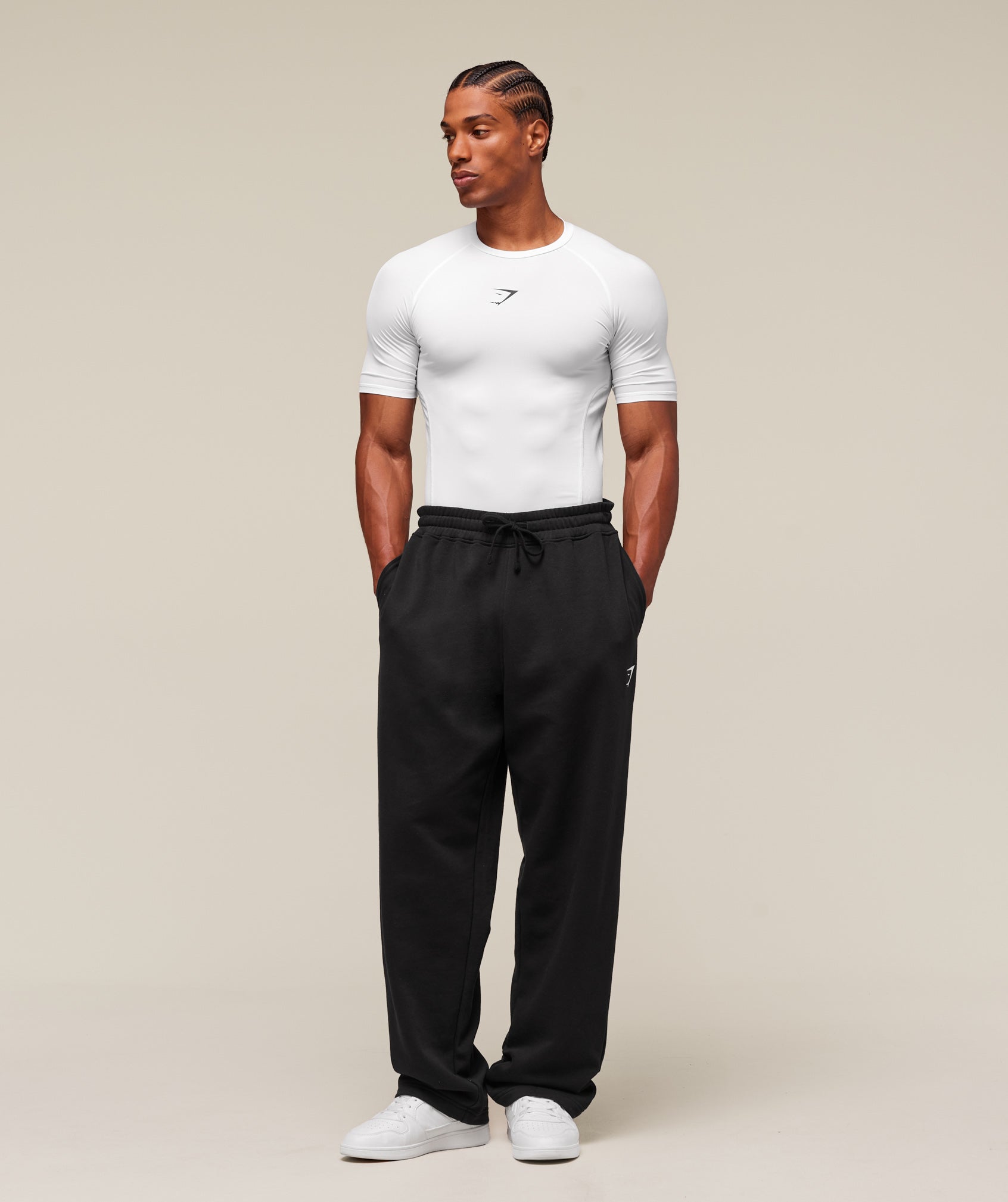 Gymshark Element Baselayer T-Shirt 'White'
