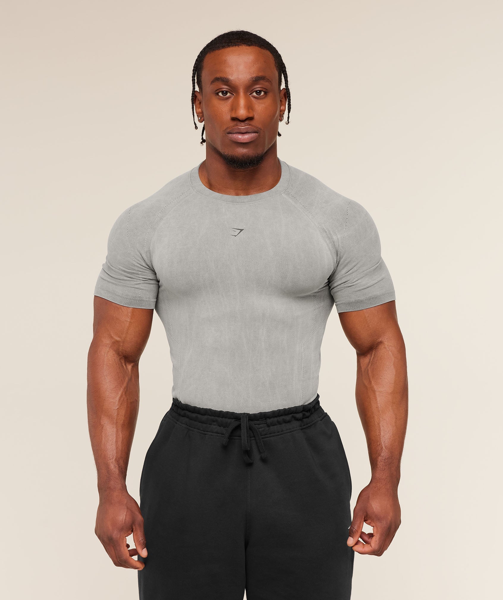 Gymshark Charge T-Shirt 'Black Wash'