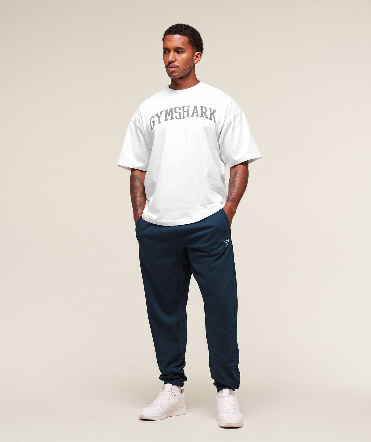 Gymshark Essential Oversized Joggers 'Navy'