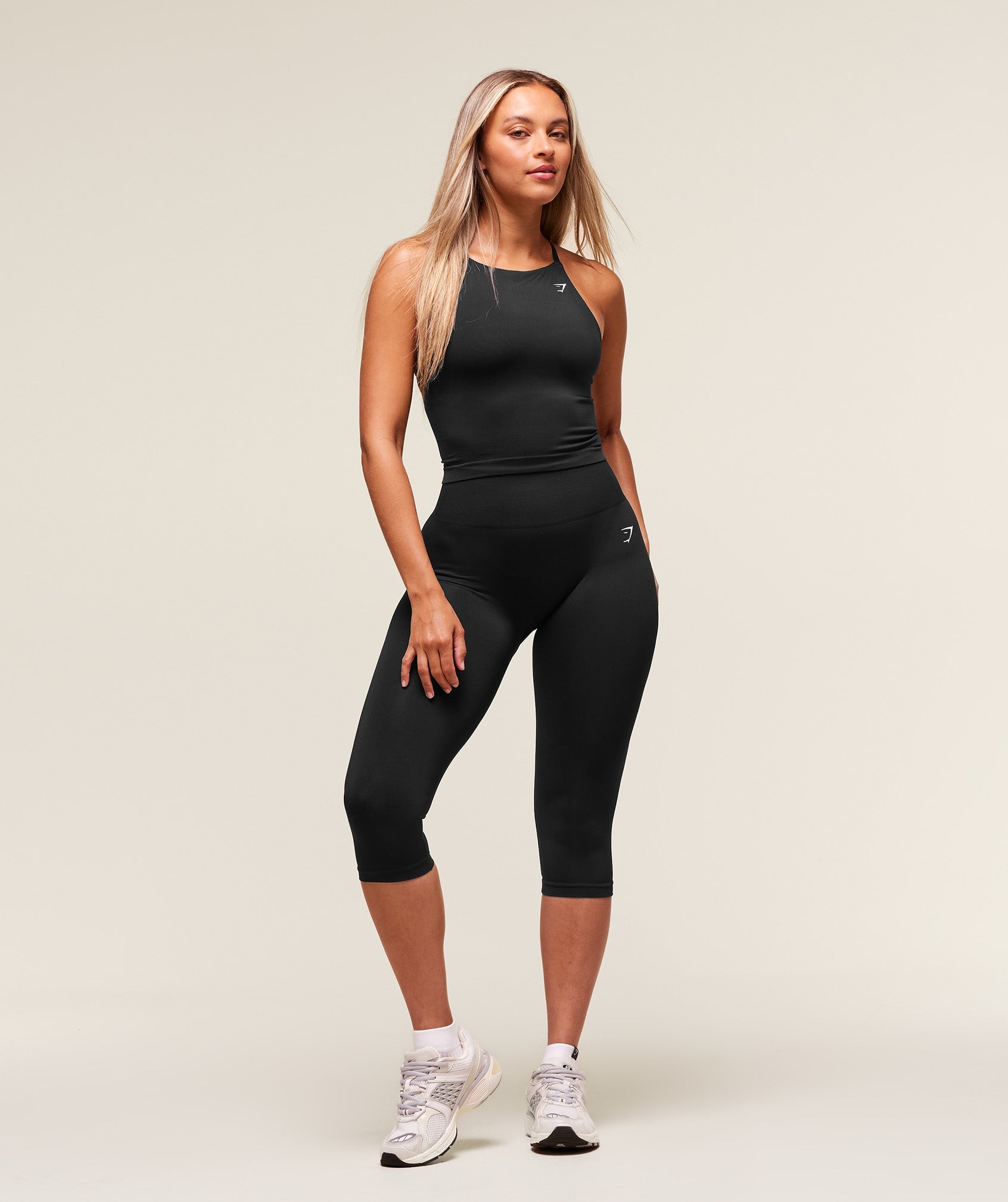 Gymshark Everyday Seamless Tank With Shelf 'Black'