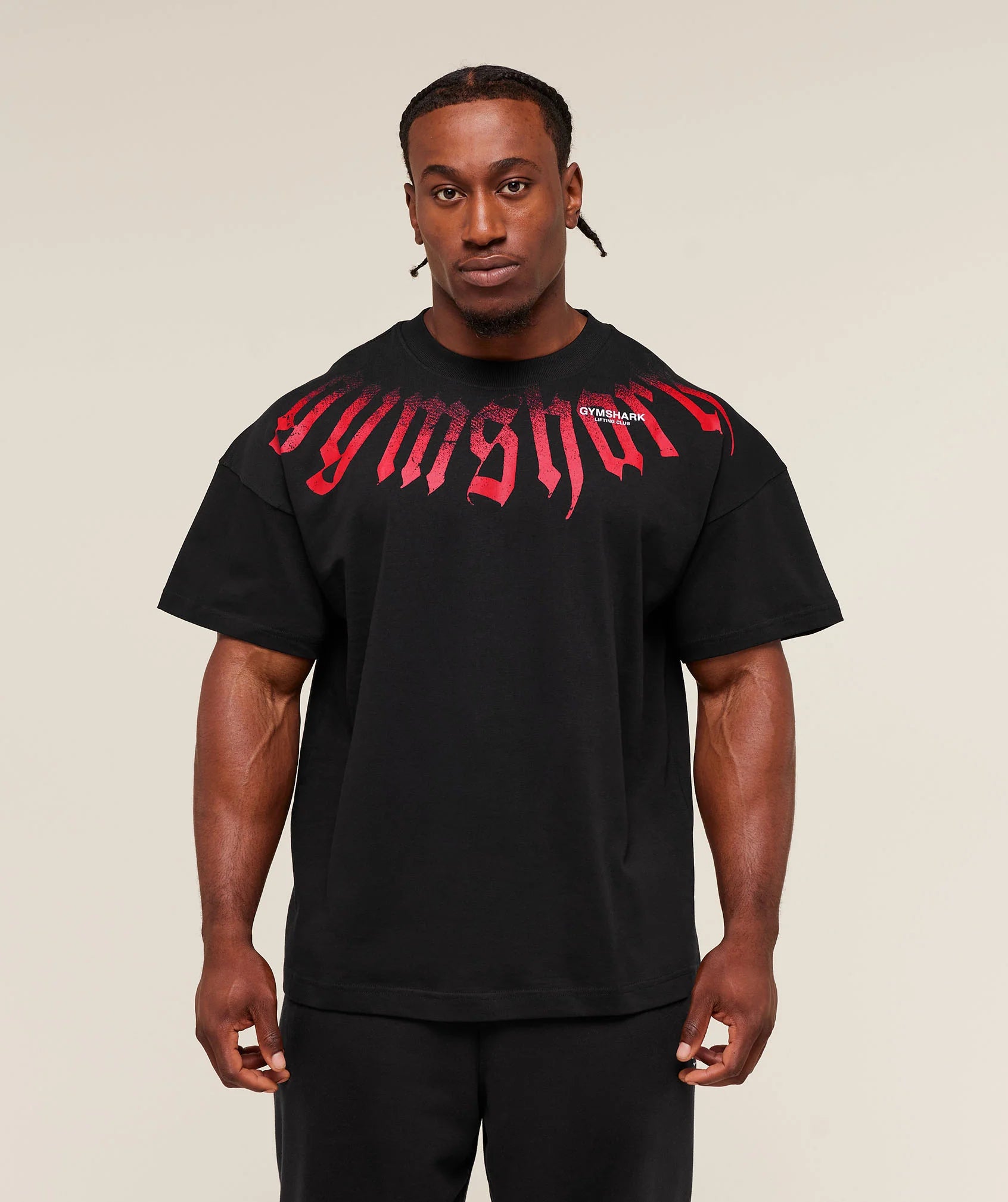 Gymshark Fade Graphic T-Shirt 'GS Black'