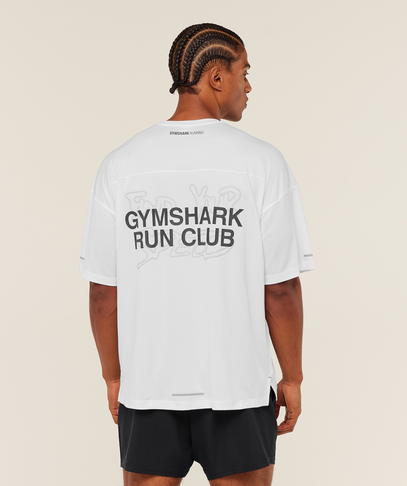 Gymshark Find Your Speed T-Shirt 'White'