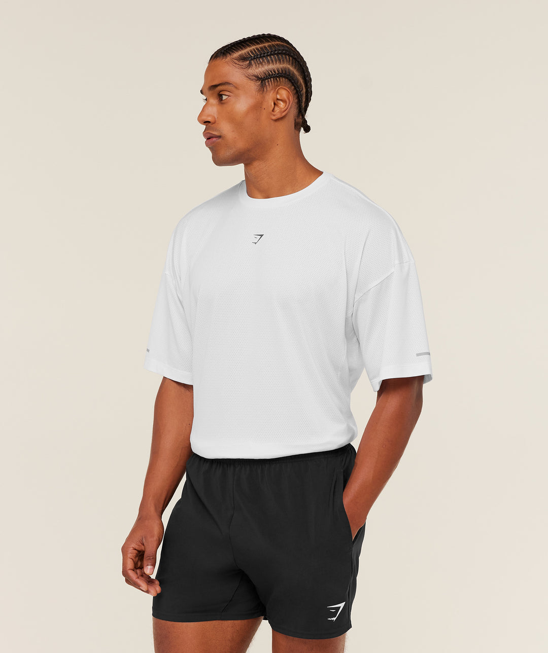 Gymshark Find Your Speed T-Shirt 'White'