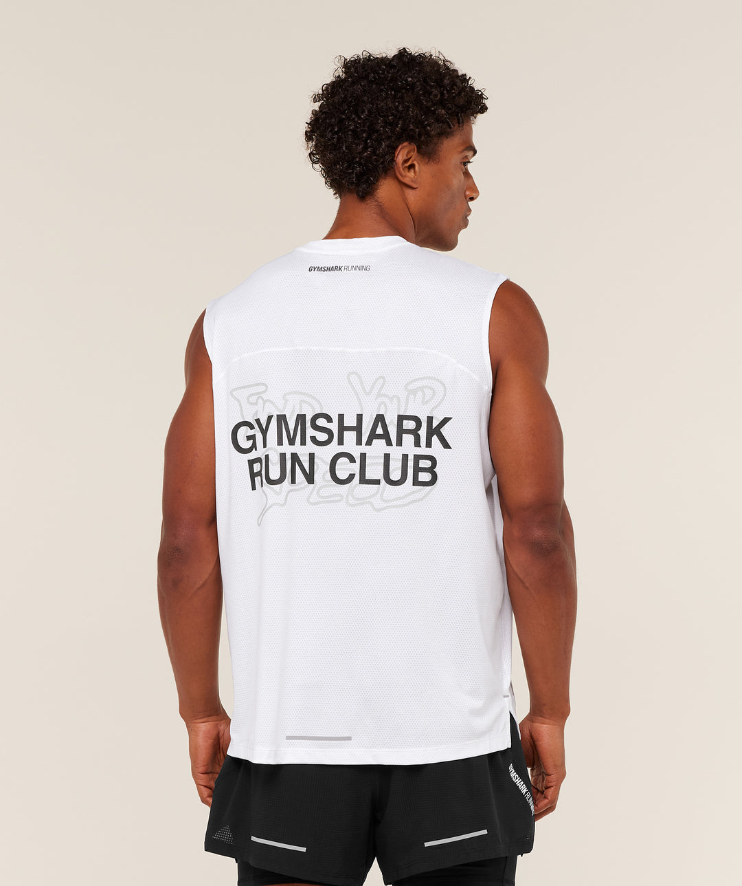 Gymshark Find Your Speed Tank 'White'