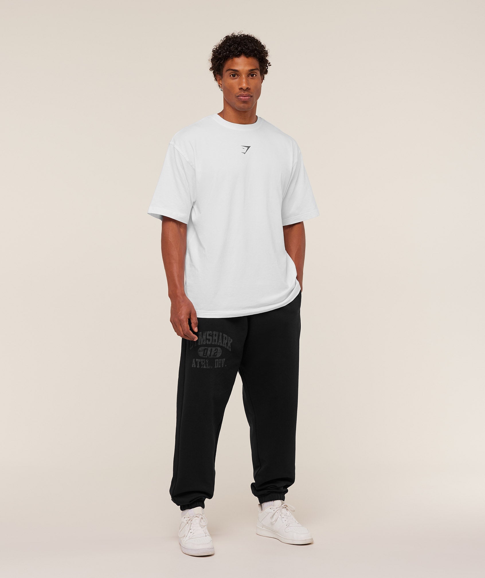 Gymshark Athletic Division Graphic Joggers 'GS Black'
