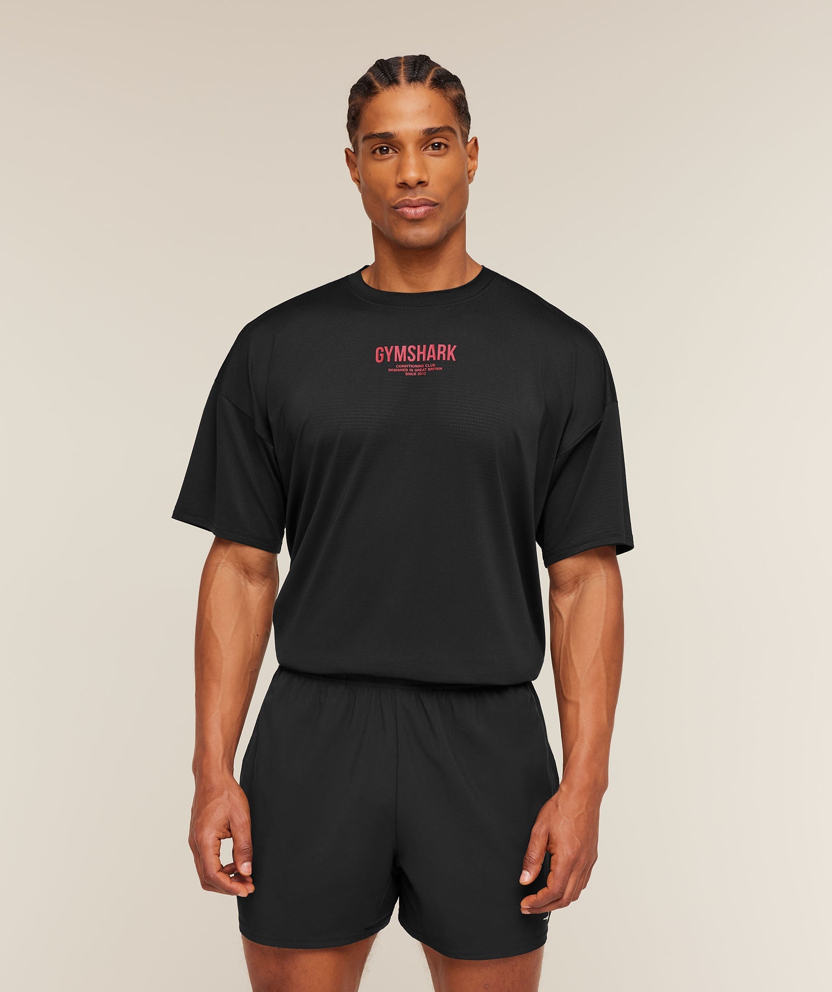 Gymshark Chrome Graphic T-Shirt 'Black'