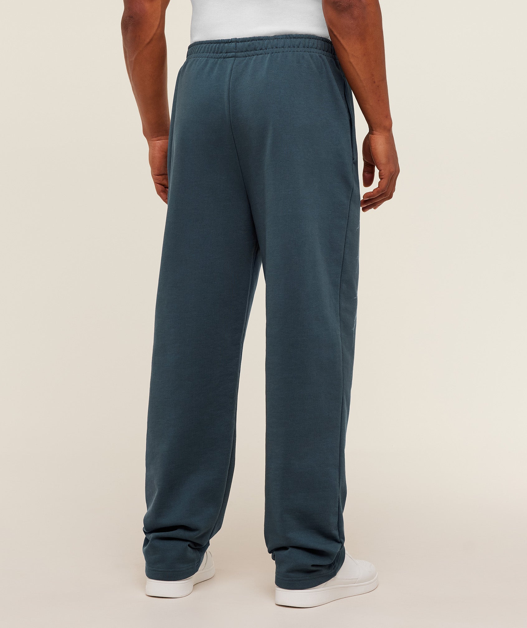 Gymshark Eagle Band Style Graphic Straight Leg Pants 'GS Stealth Blue'