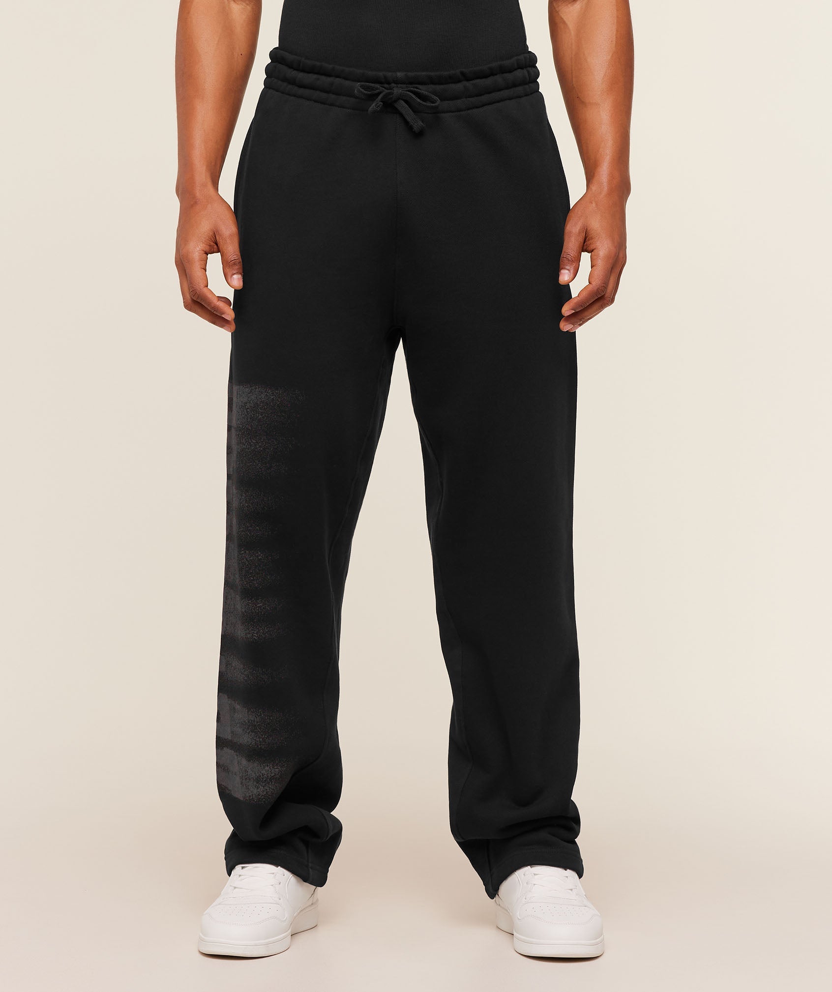 Gymshark Fade Graphic Straight Leg Pants 'GS Black'
