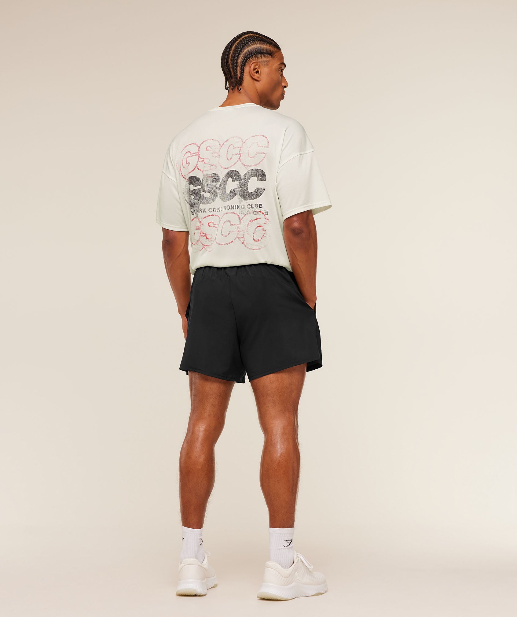 Gymshark GSCC Graphic T-Shirt 'Soft White'