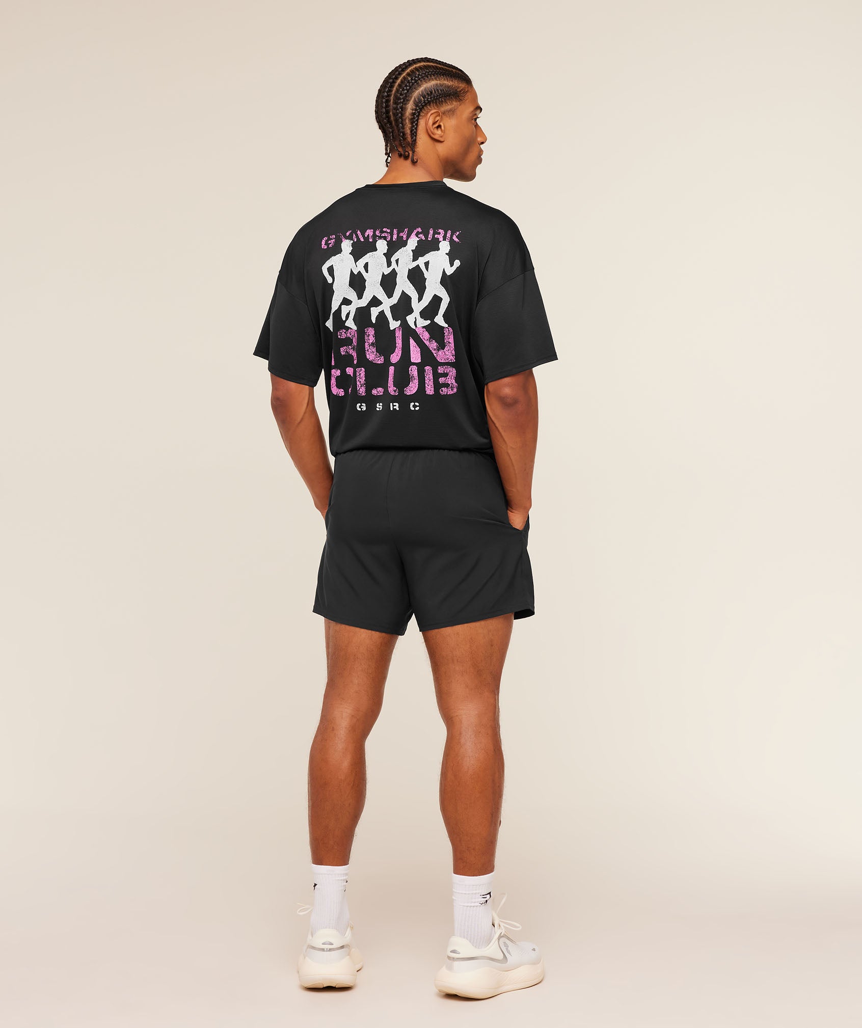 Gymshark GSRC Stencil Graphic T-Shirt 'Black'
