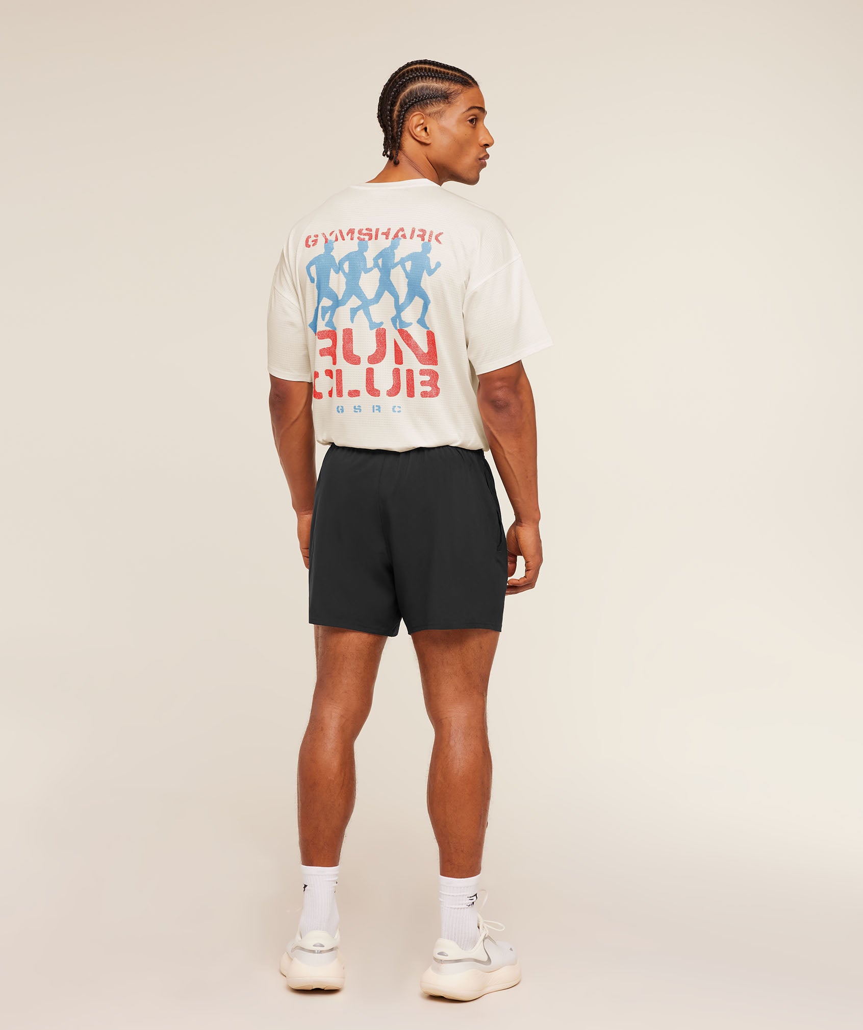Gymshark GSRC Stencil Graphic T-Shirt 'Soft White'