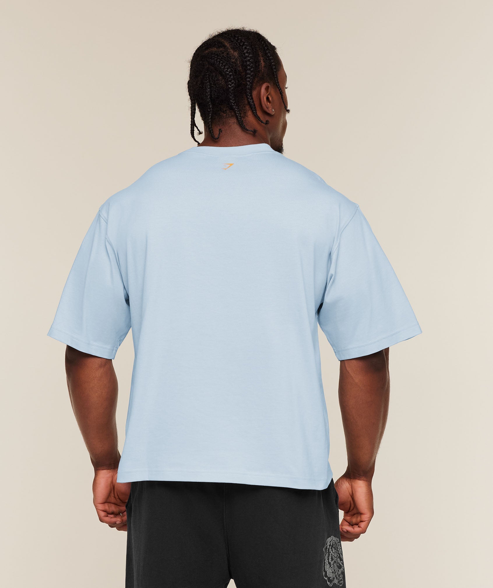 Gymshark Training Graphic T-Shirt 'Chilled Blue'
