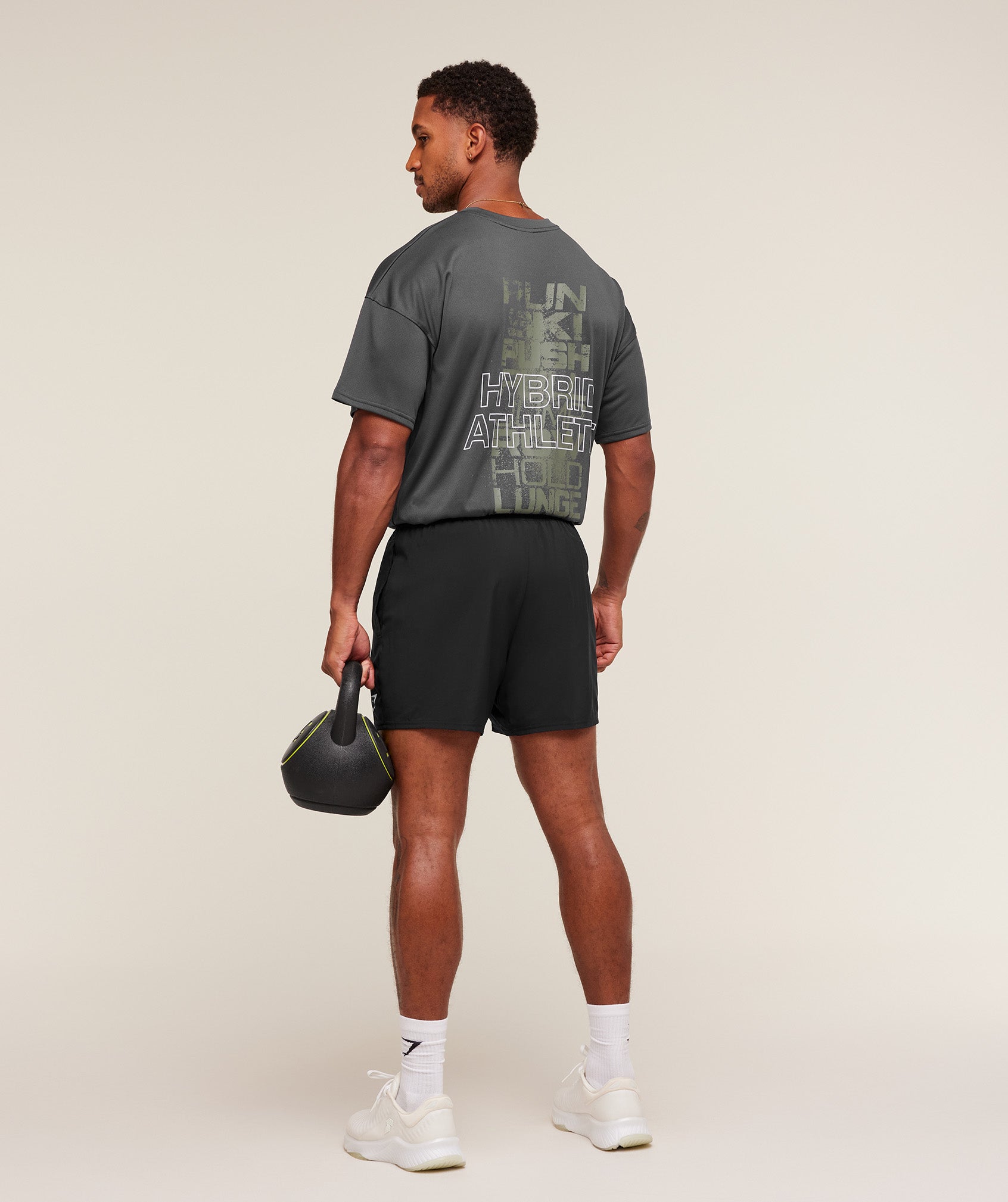 Gymshark Hybrid Athlete T-Shirt 'Grey'