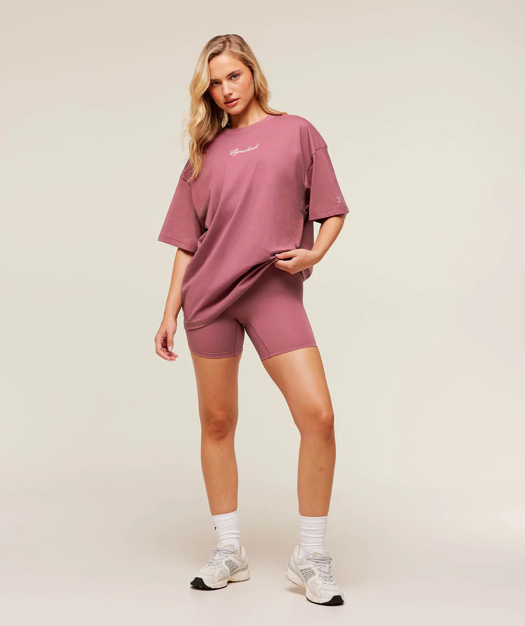 Gymshark All Seasons Graphic Short Sleeve T-Shirt - Reset Pink