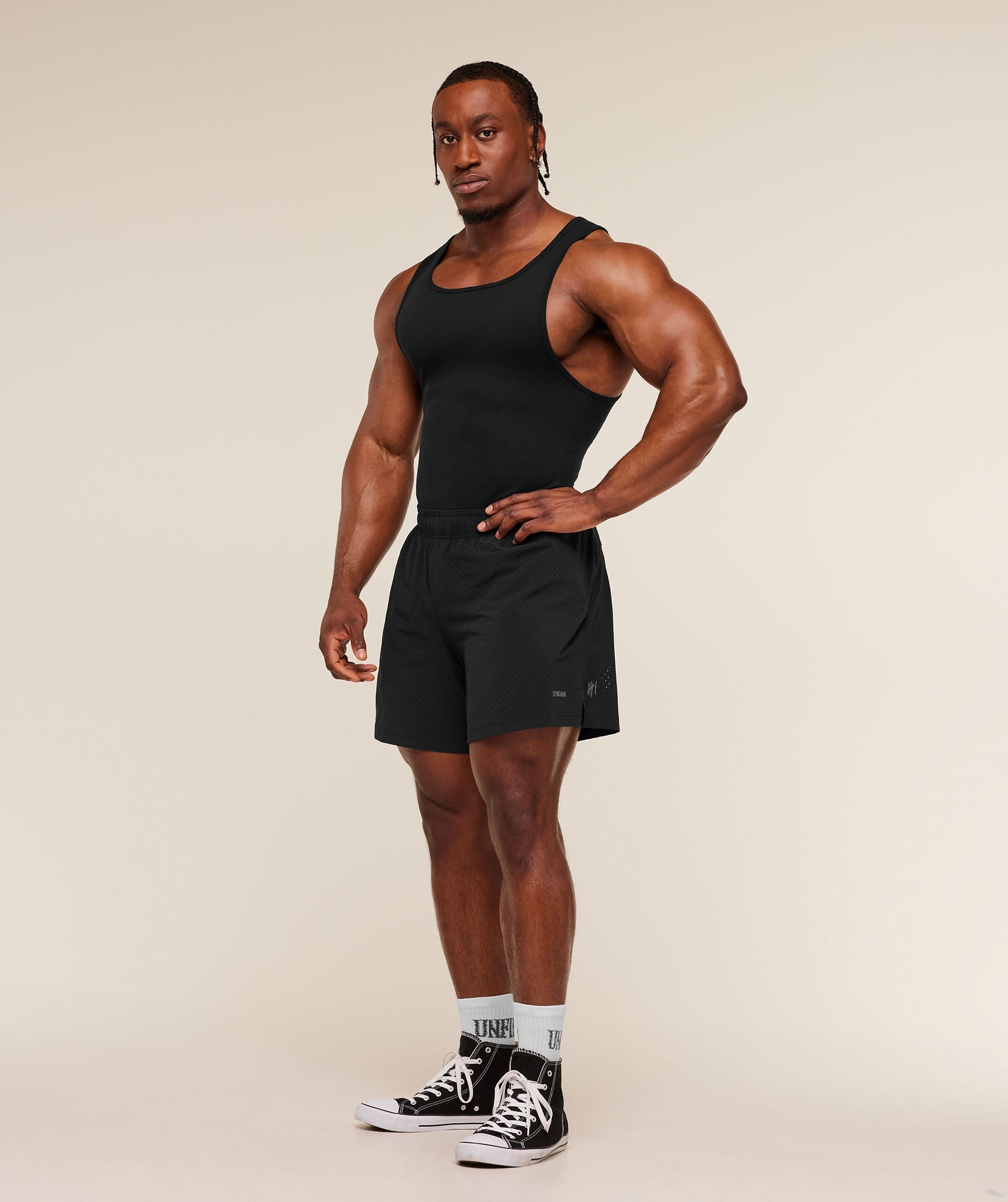 Gymshark x CBUM Ribbed Tank 'Black'