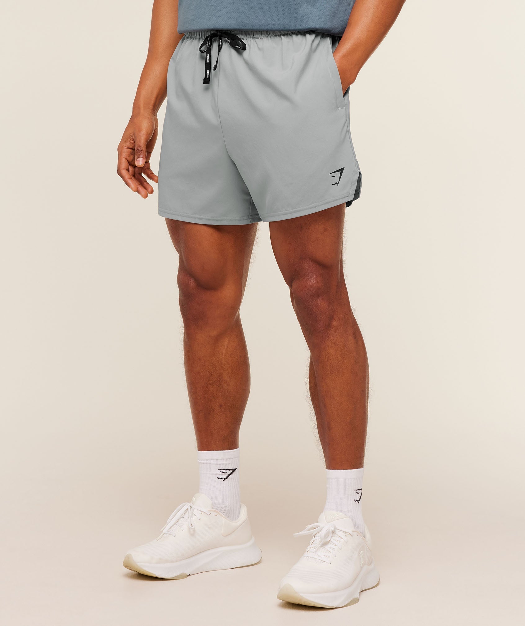Gymshark Train 5" Shorts 'Smokey Grey'