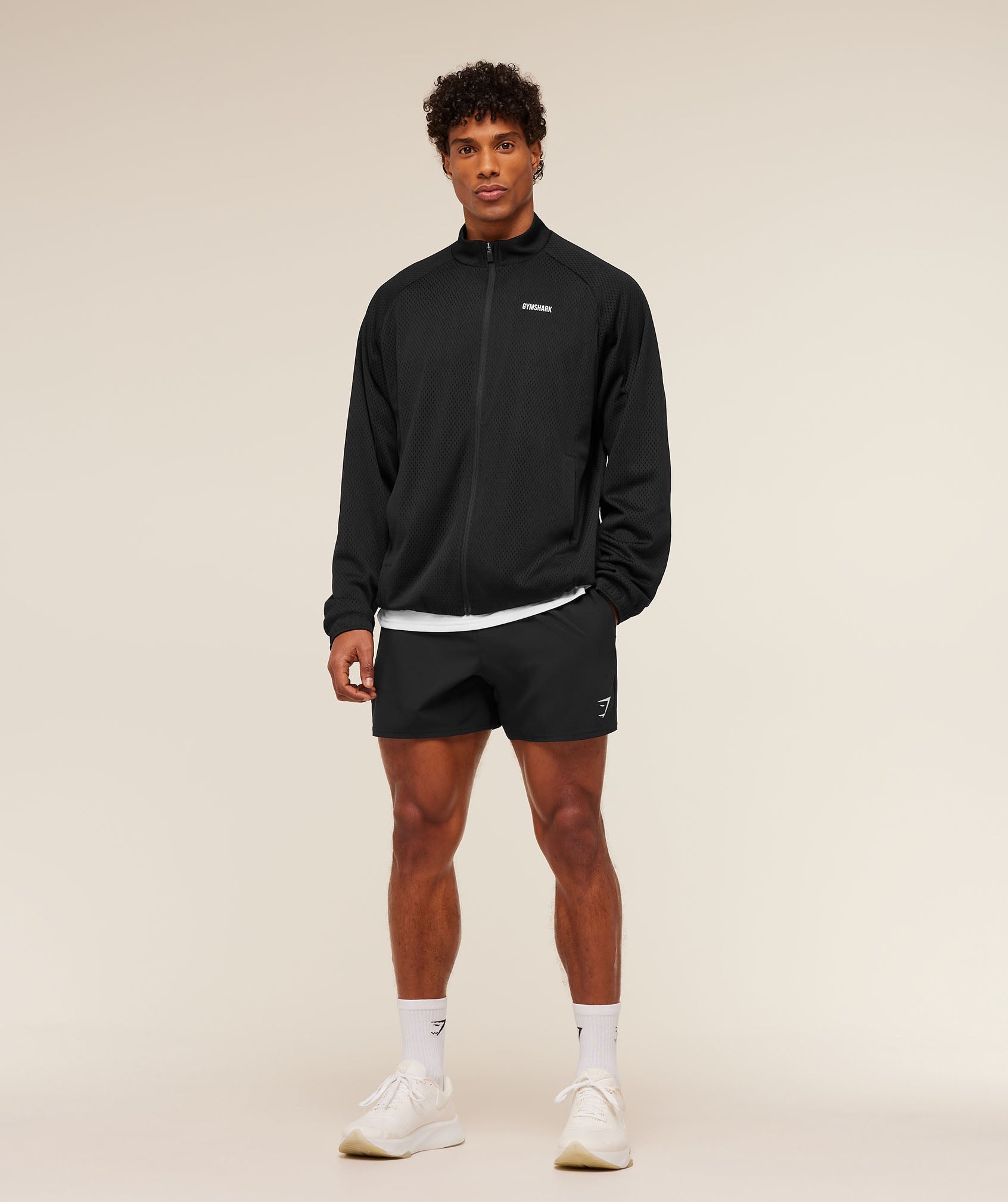 Gymshark Train Zip Through Jacket 'Black'