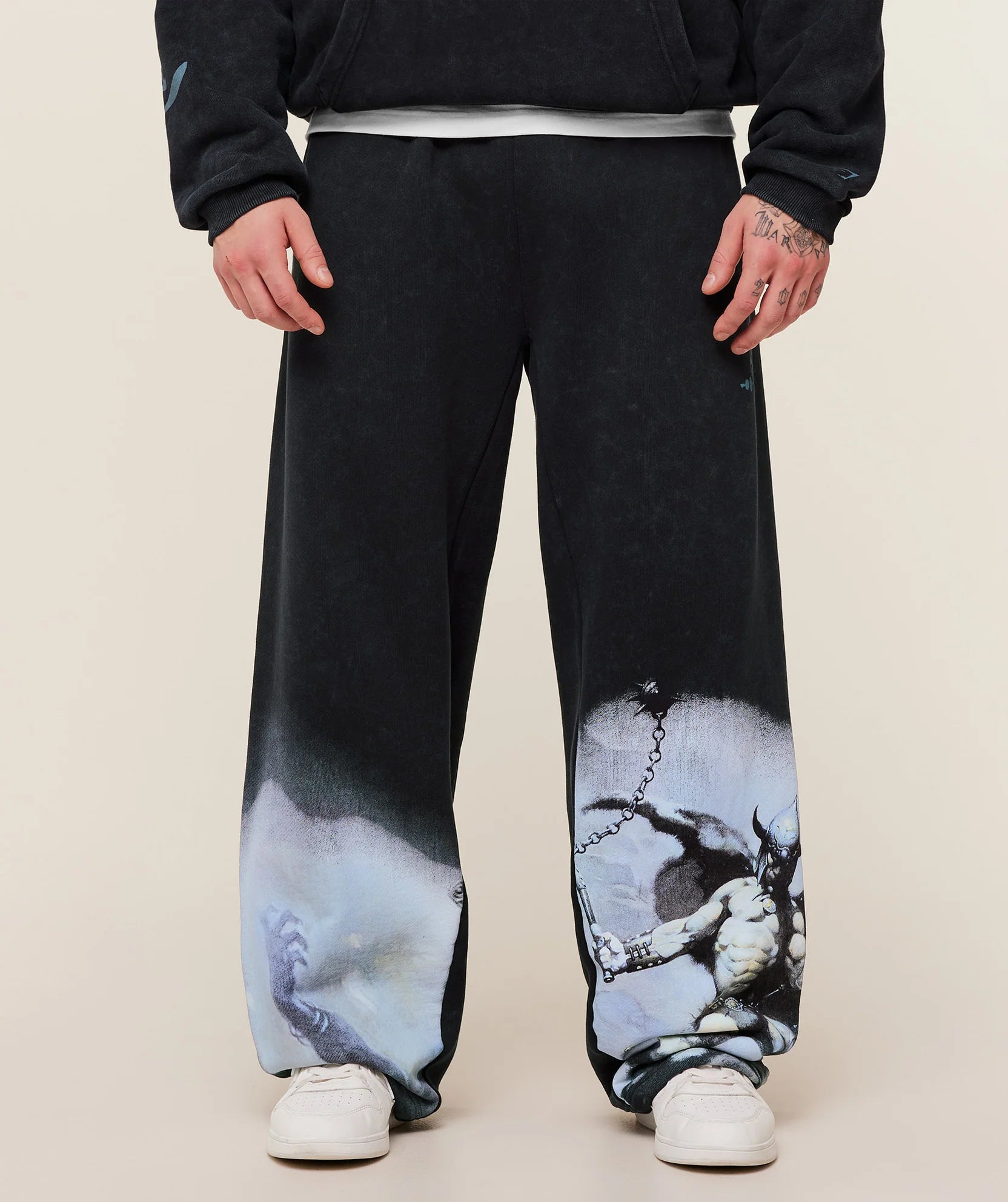 Gymshark Power x Frazetta Graphic Joggers 'Black'