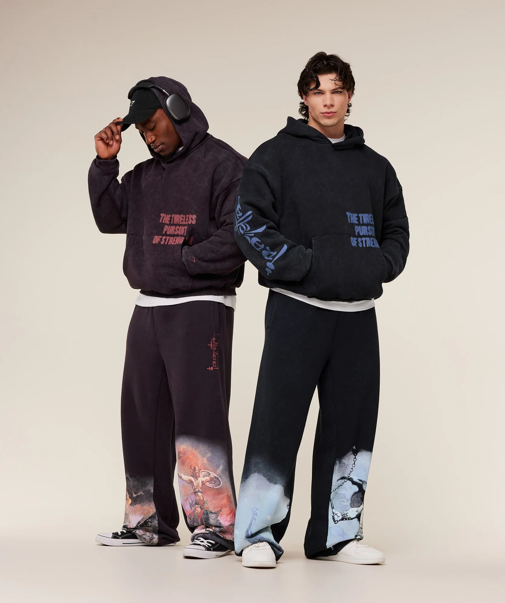 Gymshark Power x Frazetta Graphic Joggers 'Black'