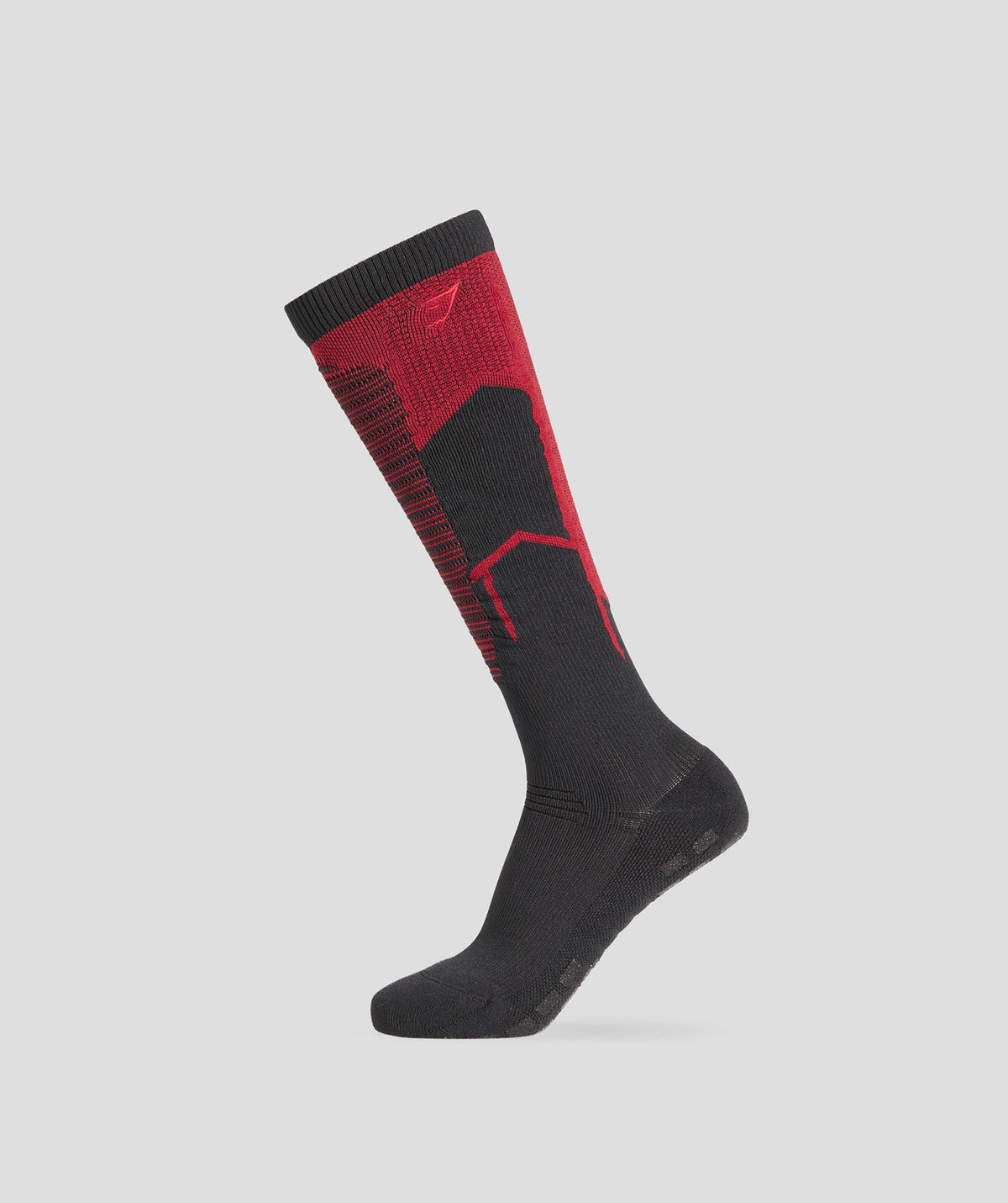 Gymshark Lifting Socks 'Black Carmine Red'