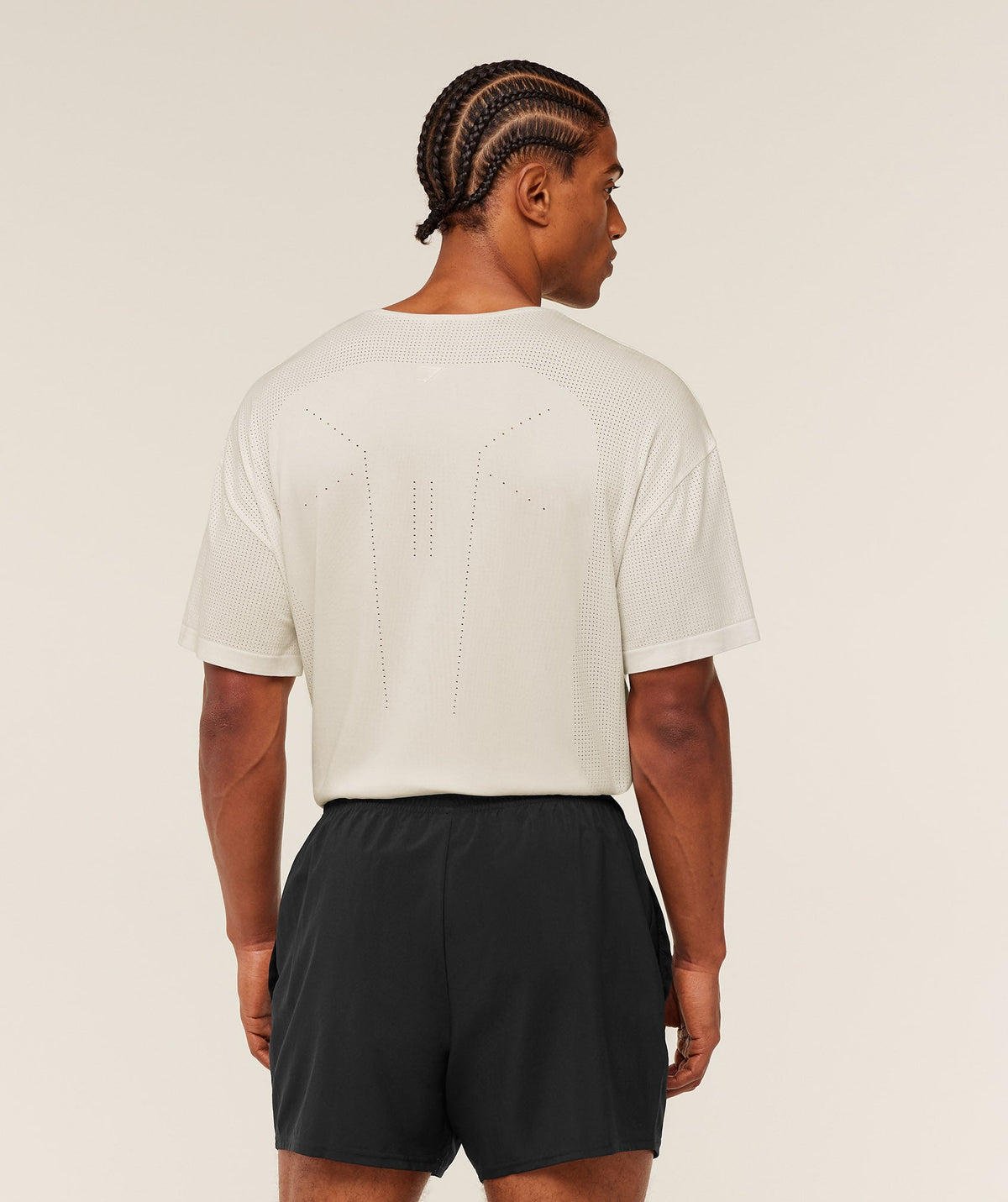 Gymshark Distance Seamless T-Shirt 'Soft White'