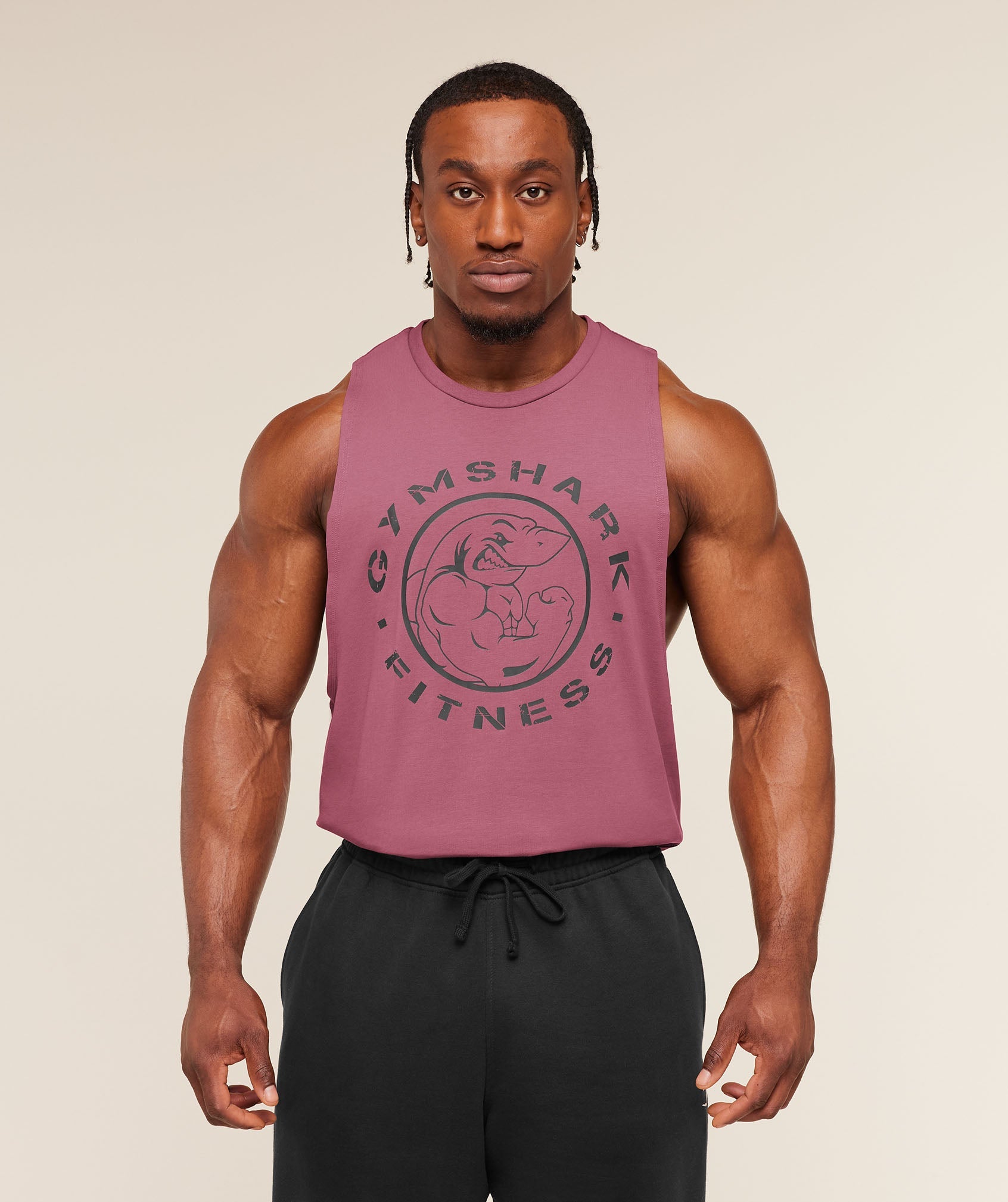 Gymshark Legacy Drop Arm Tank 'Reset Pink'