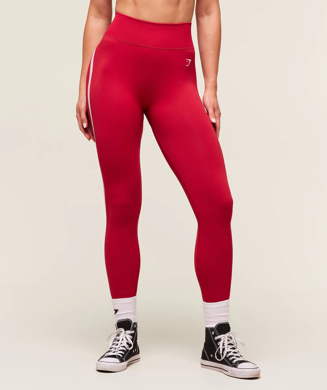 Gymshark Lift Campus Seamless Leggings - Carmine Red