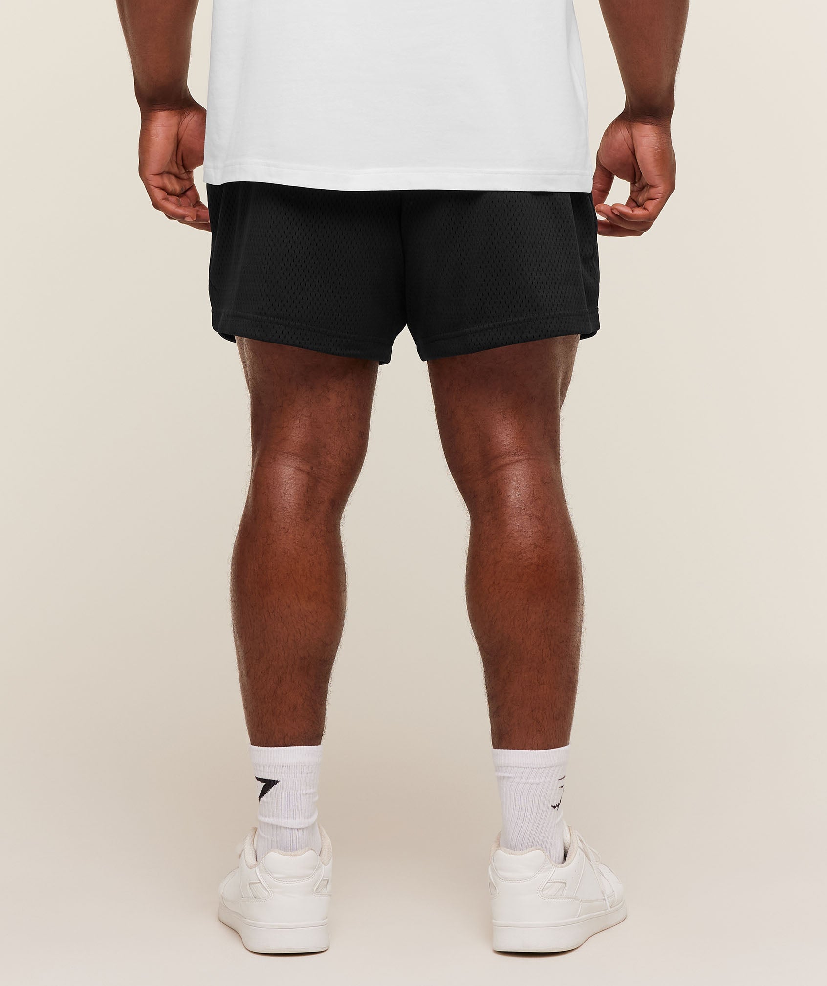 Gymshark Lifting Mesh 5" Shorts 'Black'