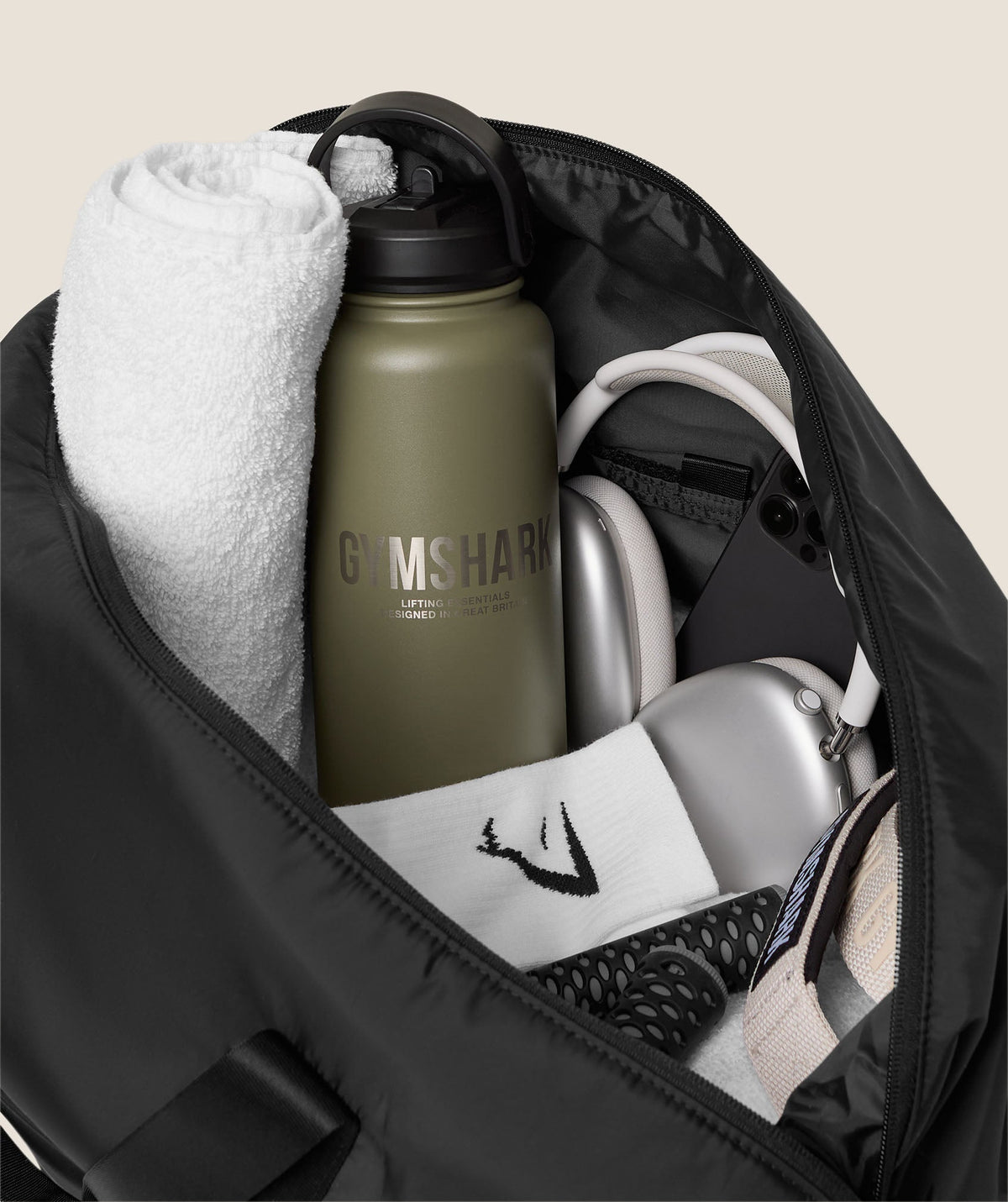 Gymshark Mode Duffle Bag 'GS Black'