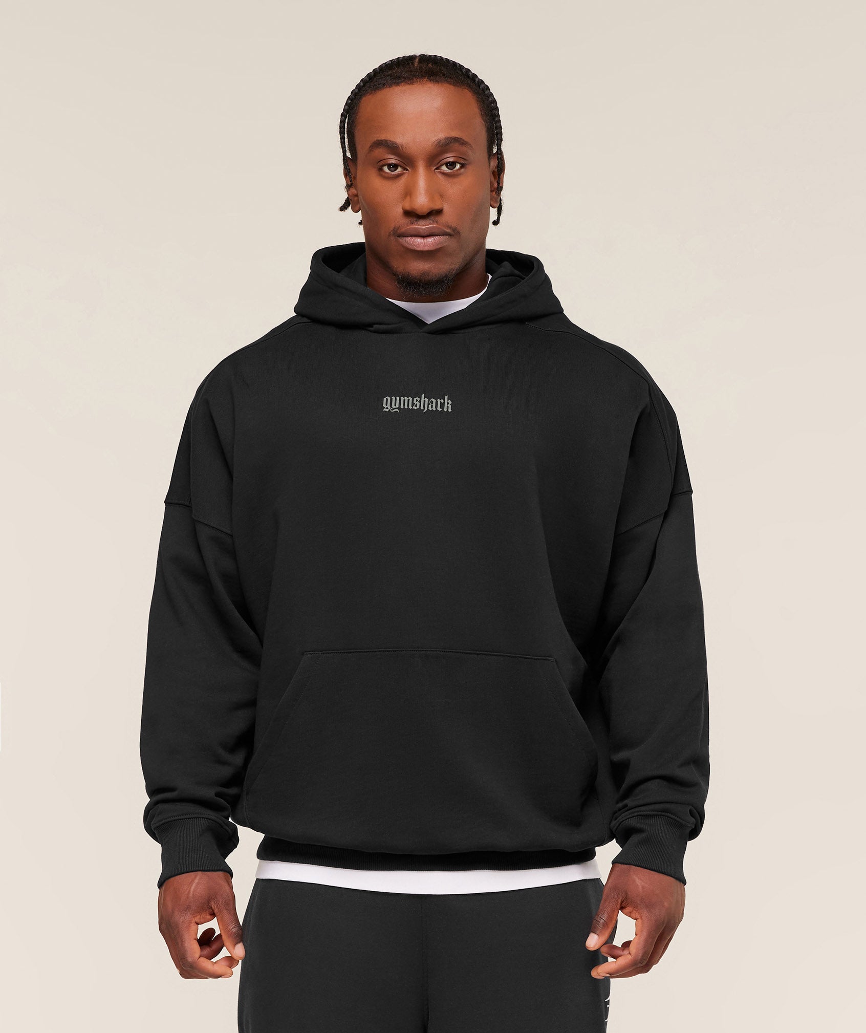 Gymshark Olde English Hoodie 'Black'