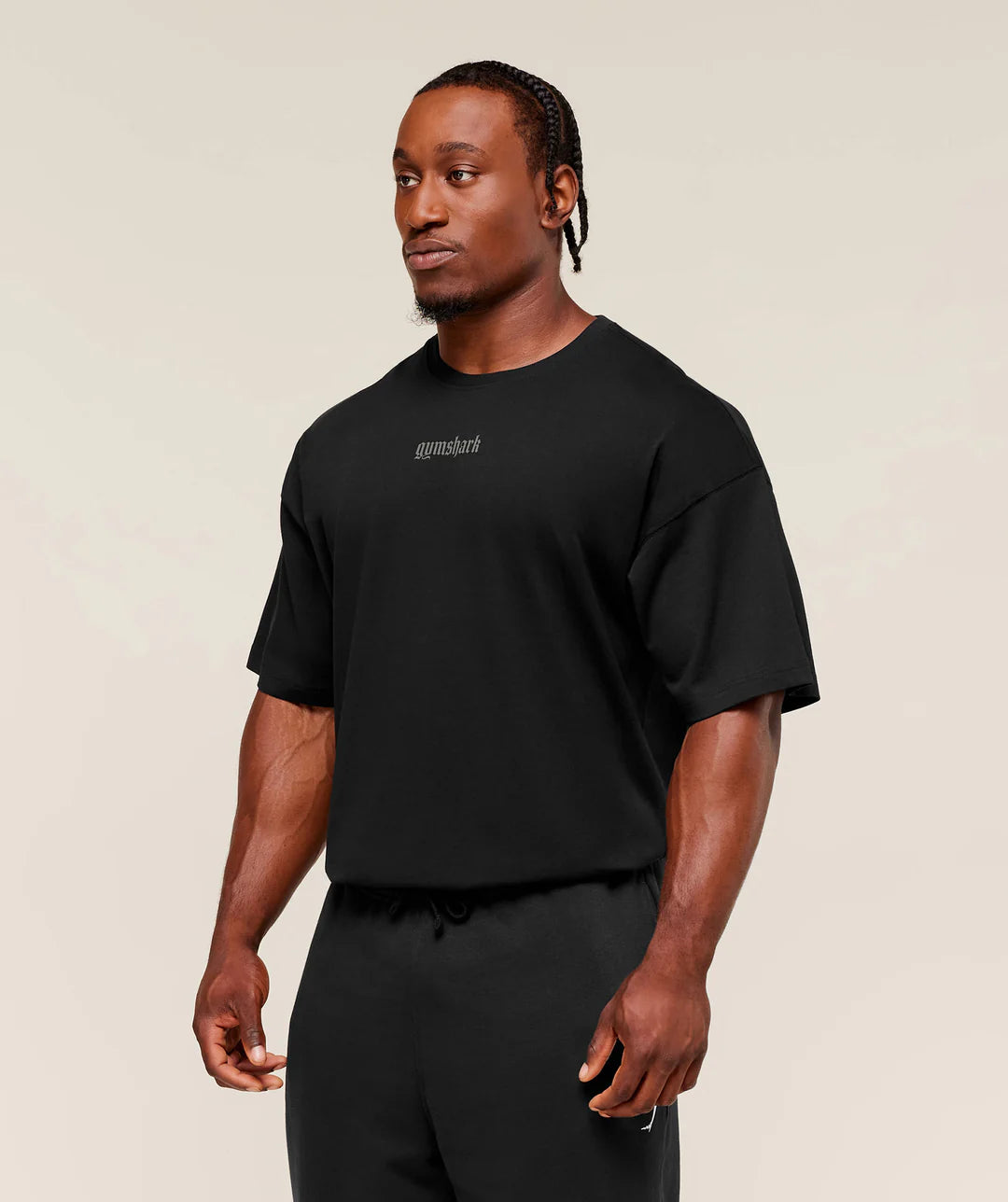 Gymshark Olde English T-Shirt 'Black'