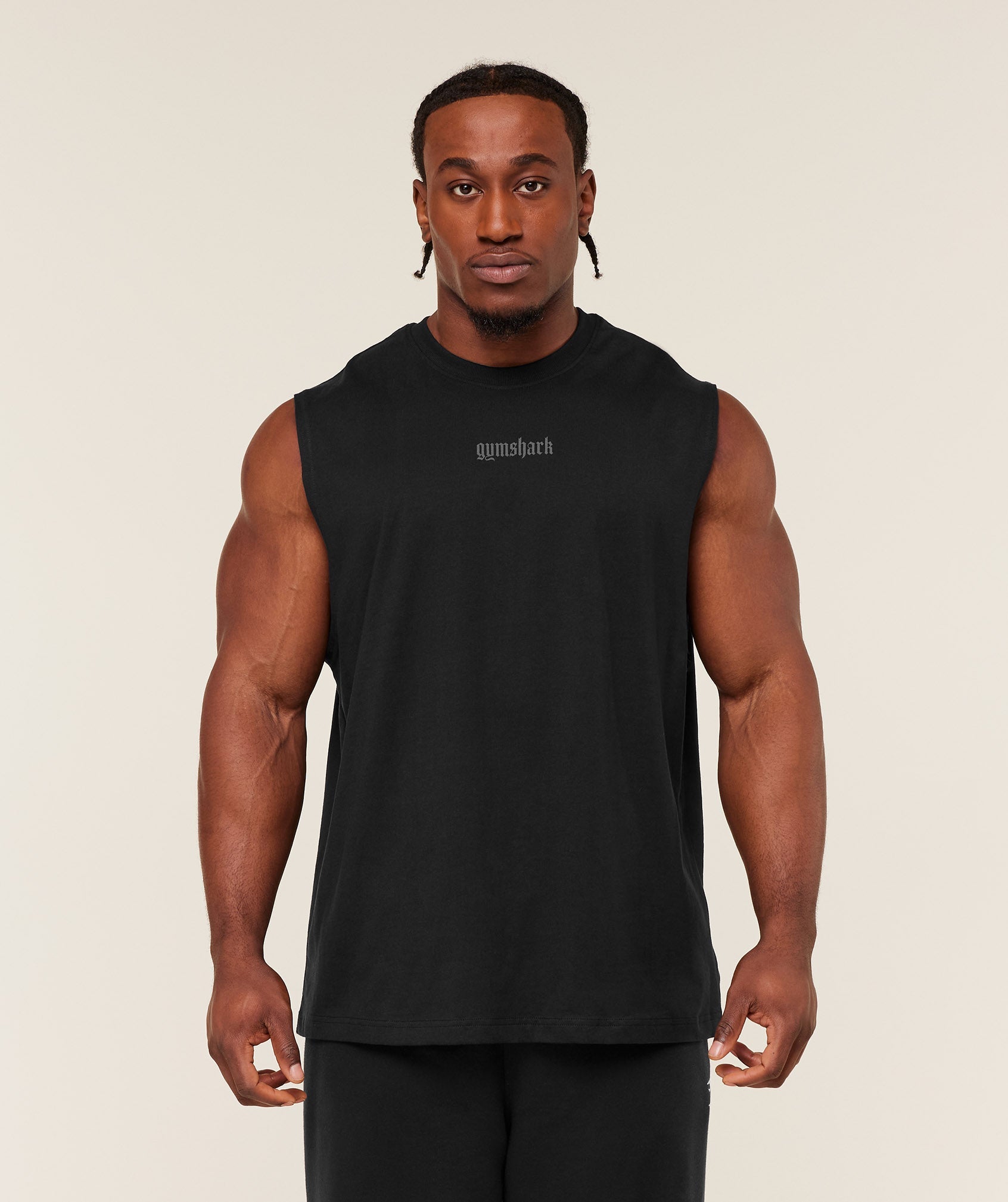 Gymshark Olde English Tank 'GS Black'