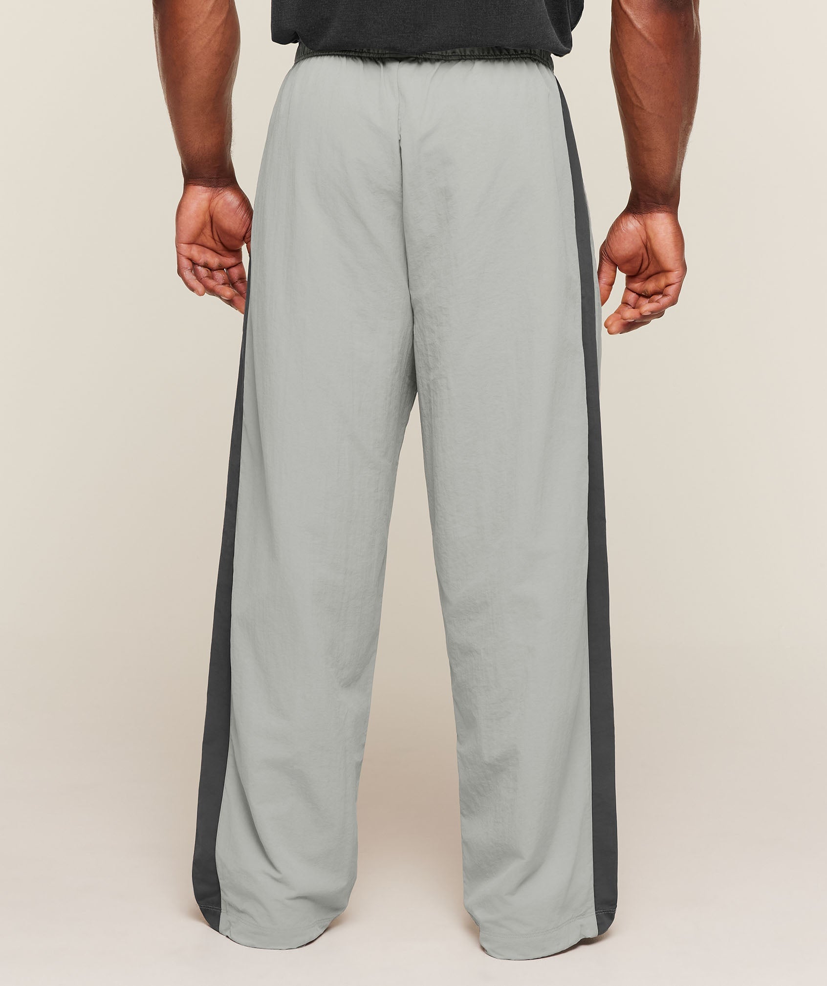Gymshark Retro Collegiate Track Pants 'Smokey Grey Onyx Grey'