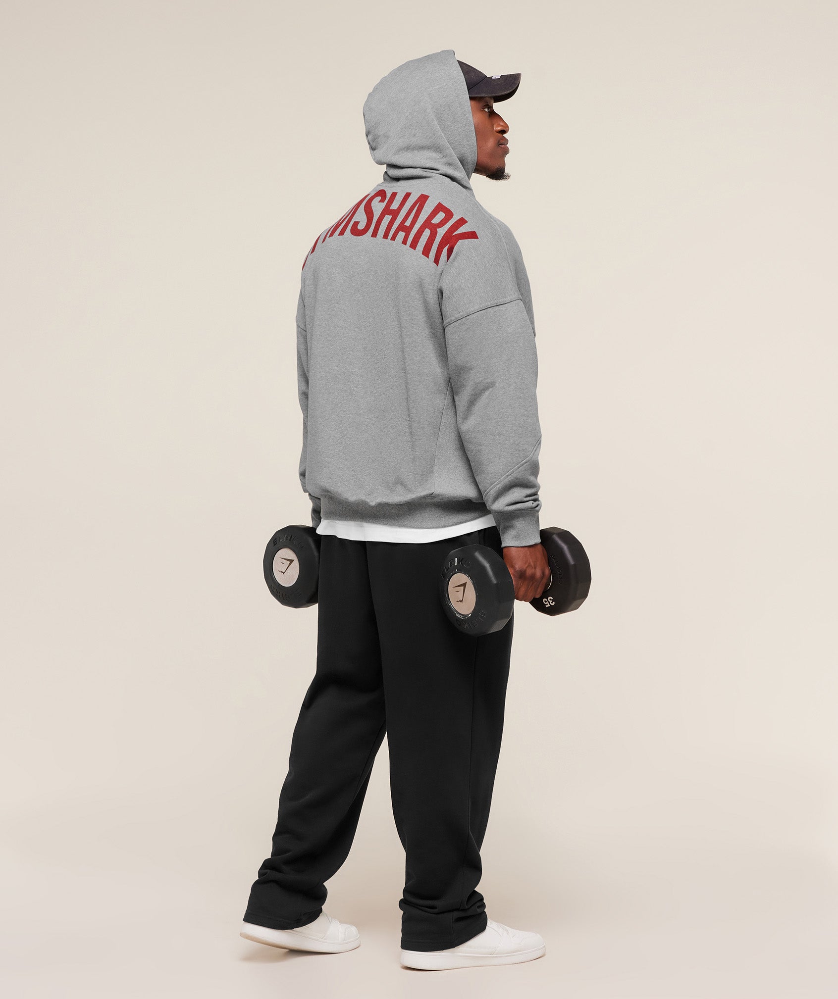 Gymshark Power Hoodie 'Charcoal Core Marl'