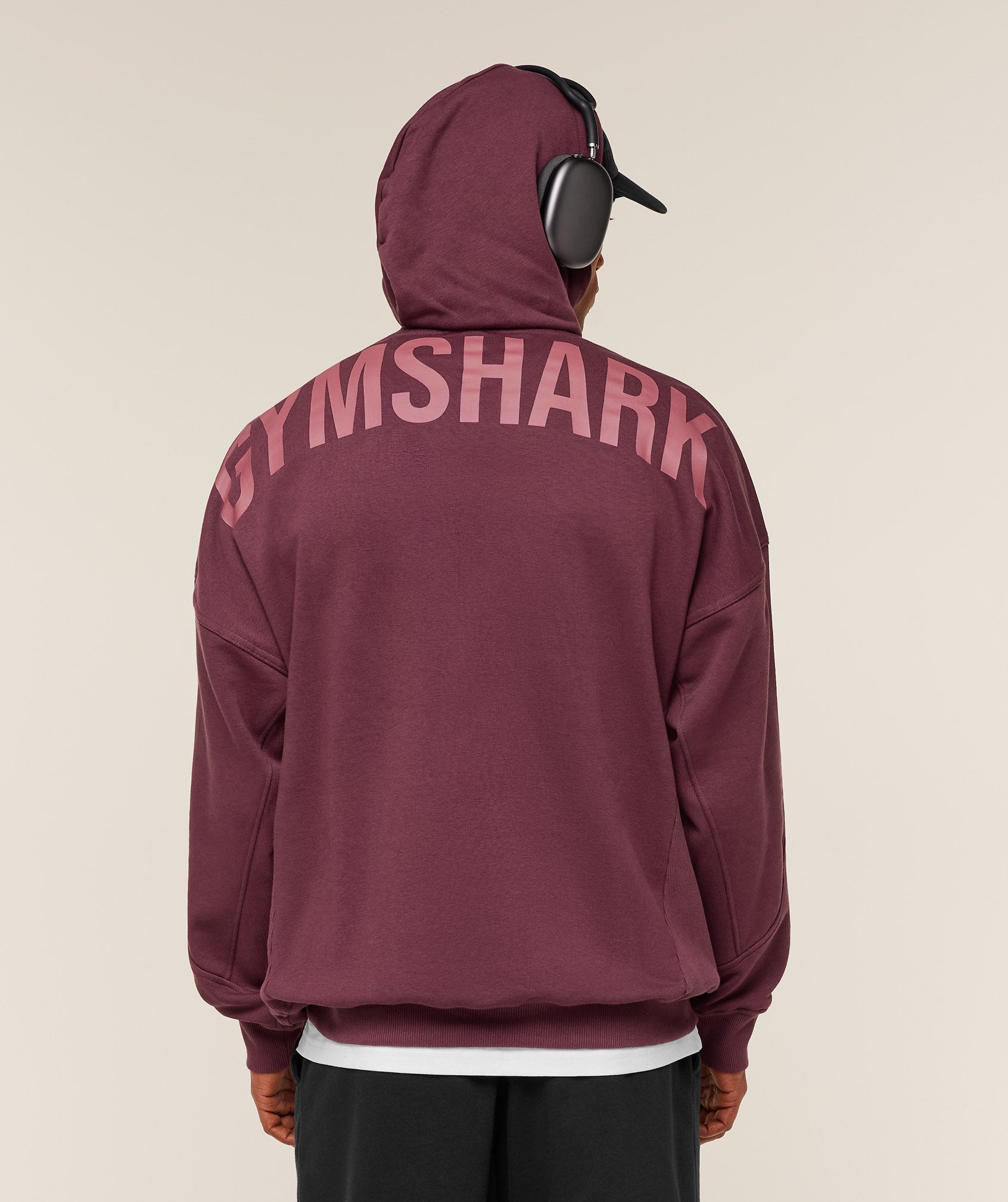 Gymshark Power Hoodie 'GS Impact Burgundy'
