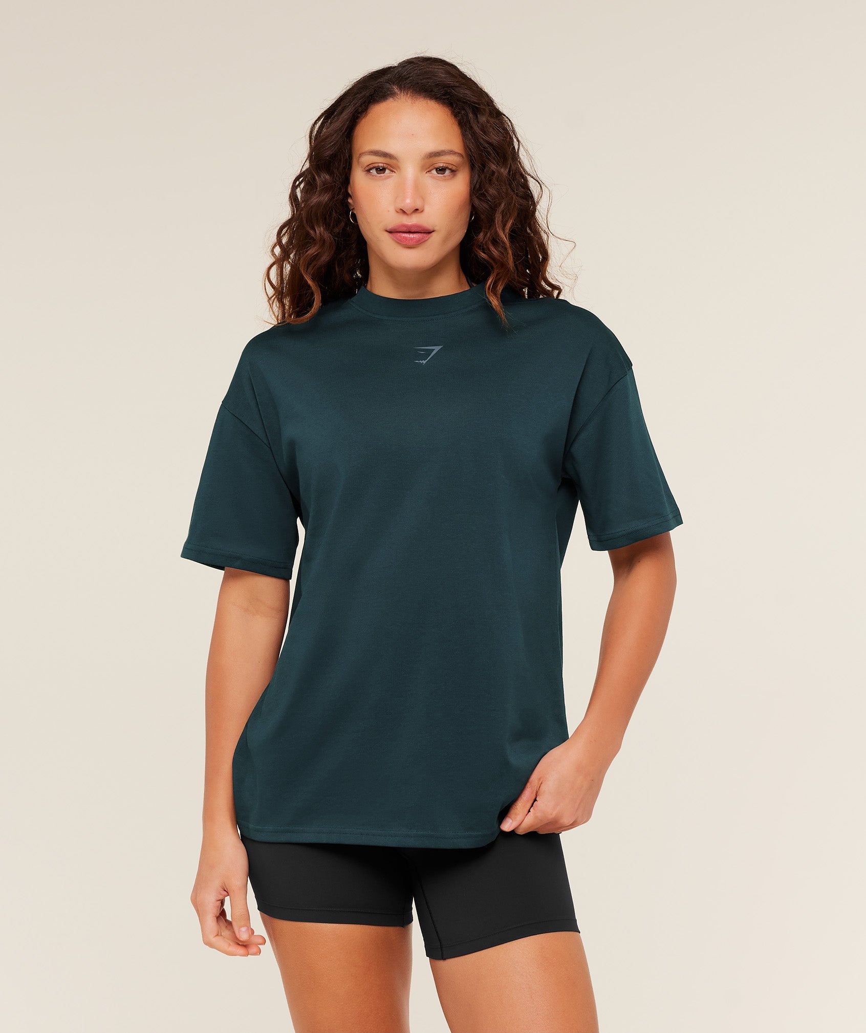 Gymshark GS Power Oversized T-Shirt 'Deep Petrol Blue'