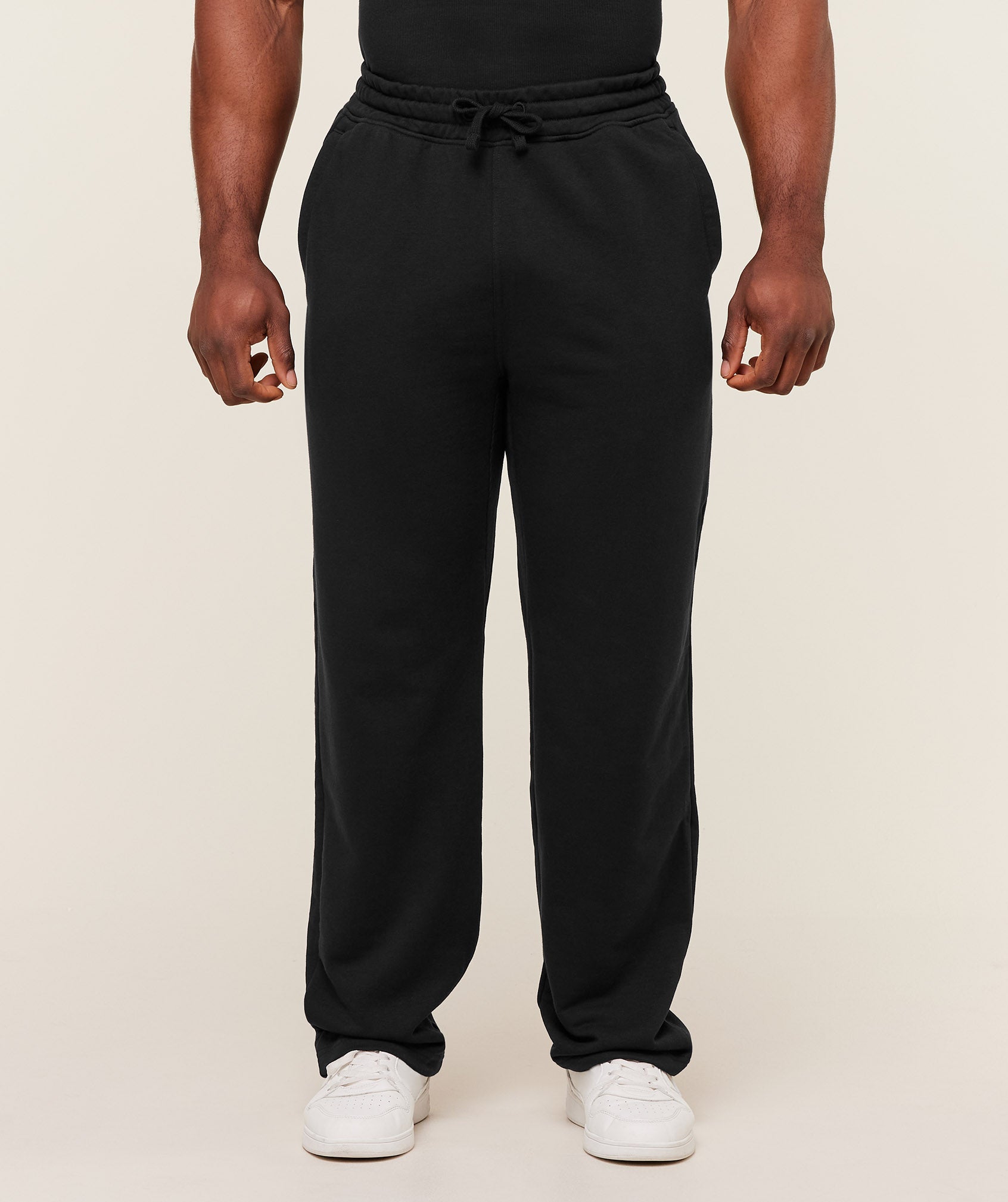 Gymshark Power Straight Leg Pants 'GS Black GS Asphalt Grey'