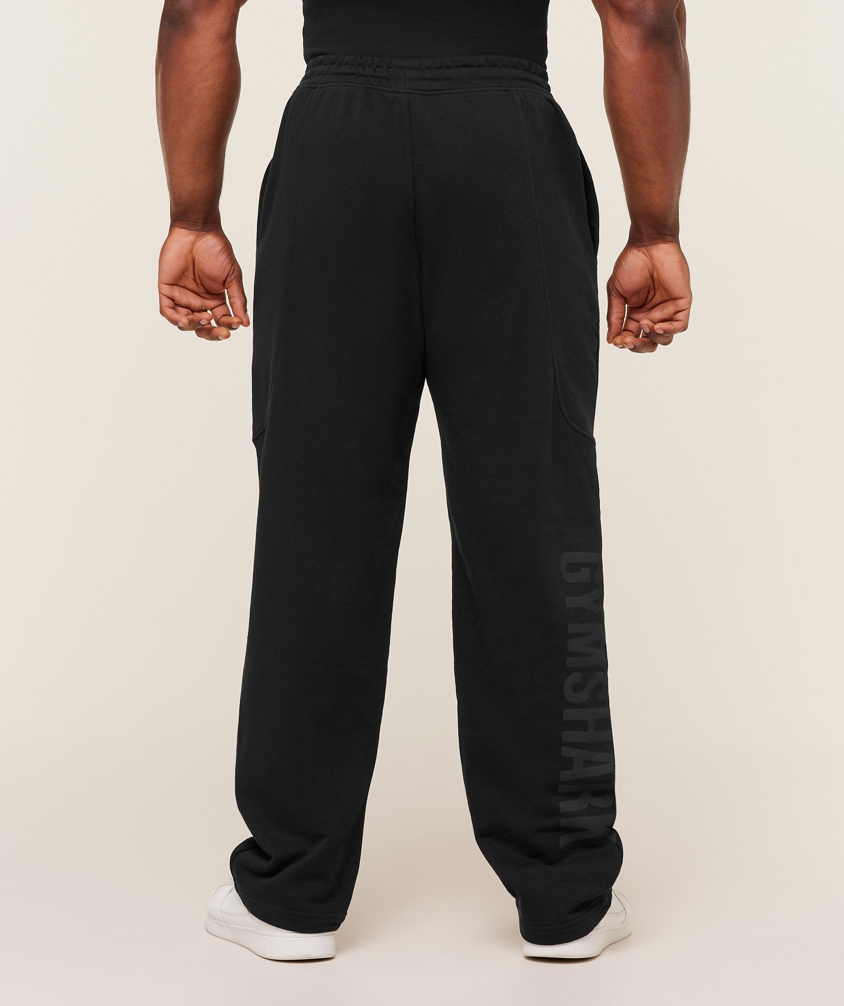 Gymshark Power Straight Leg Pants 'GS Black GS Asphalt Grey'