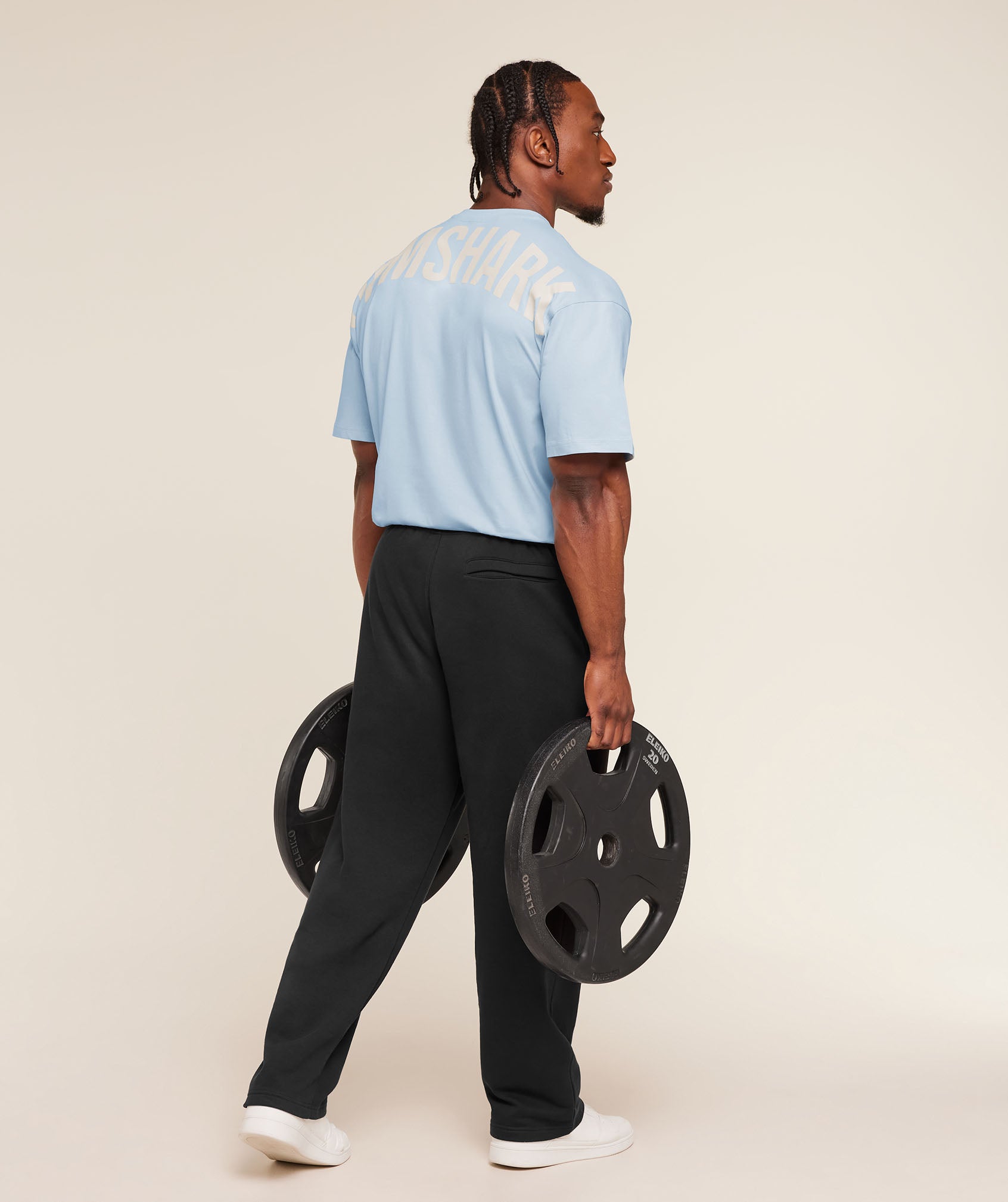Gymshark Power T-Shirt 'Chilled Blue'