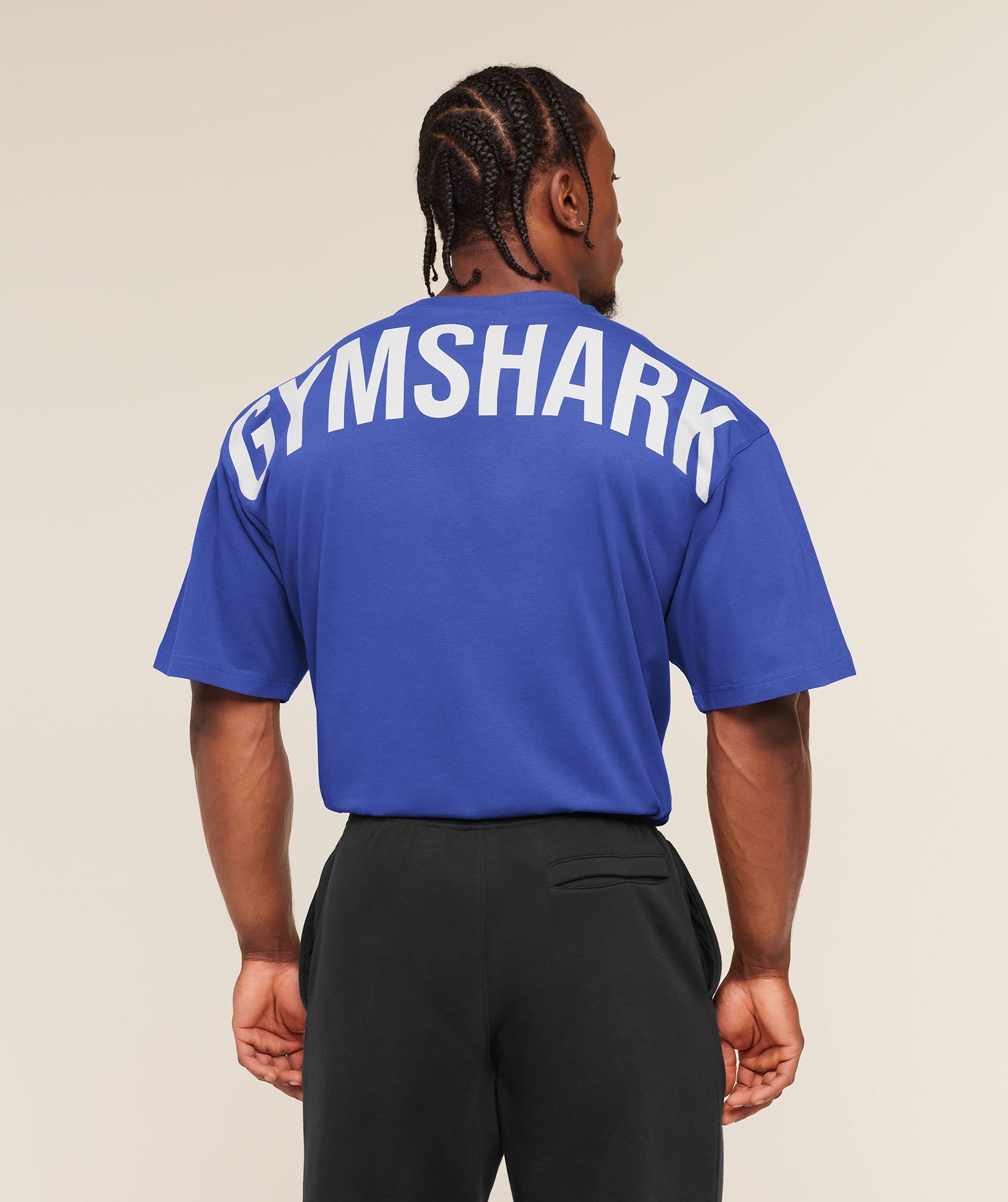 Gymshark Power T-Shirt 'Force Blue'